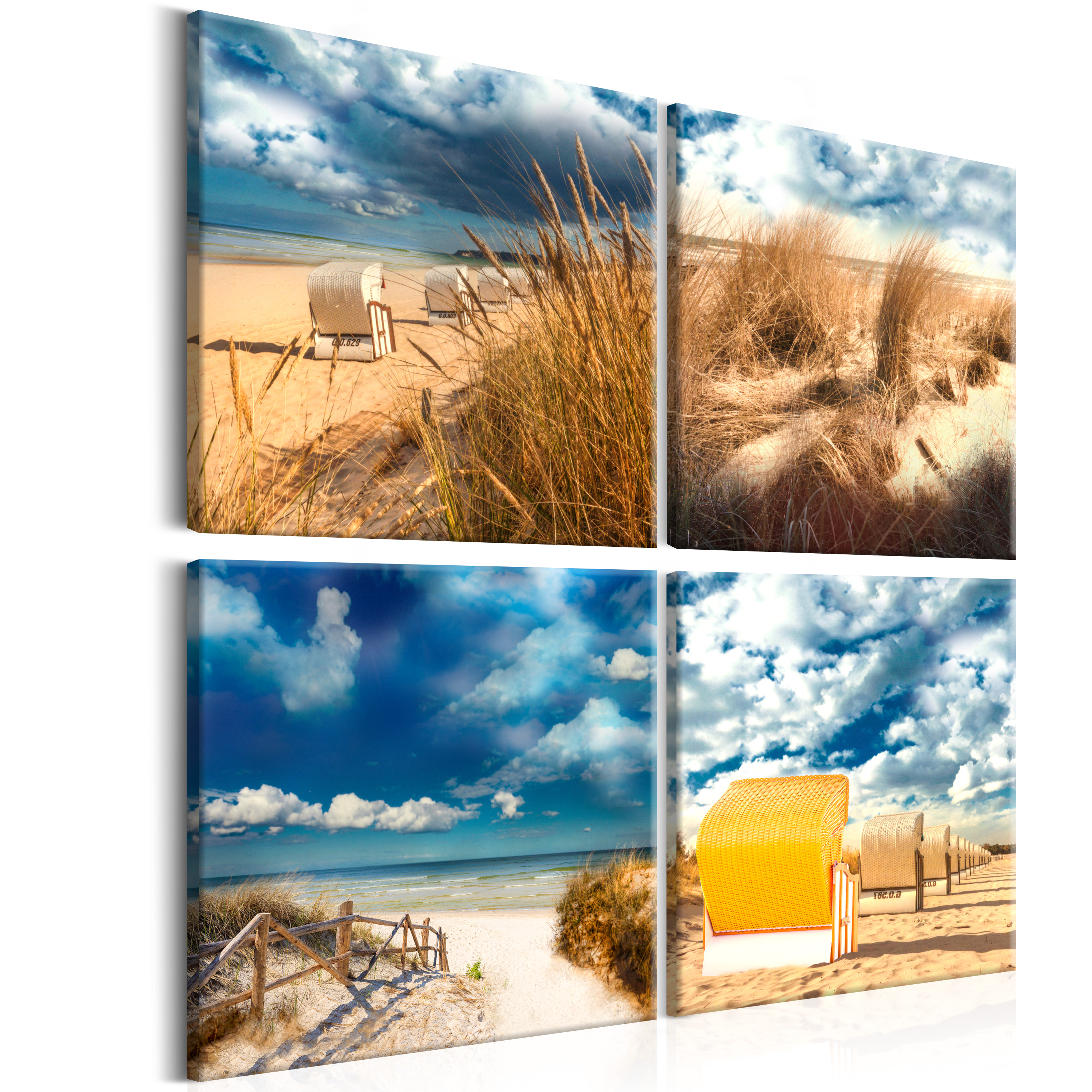Canvas Print - Holiday at the Seaside - 40x40