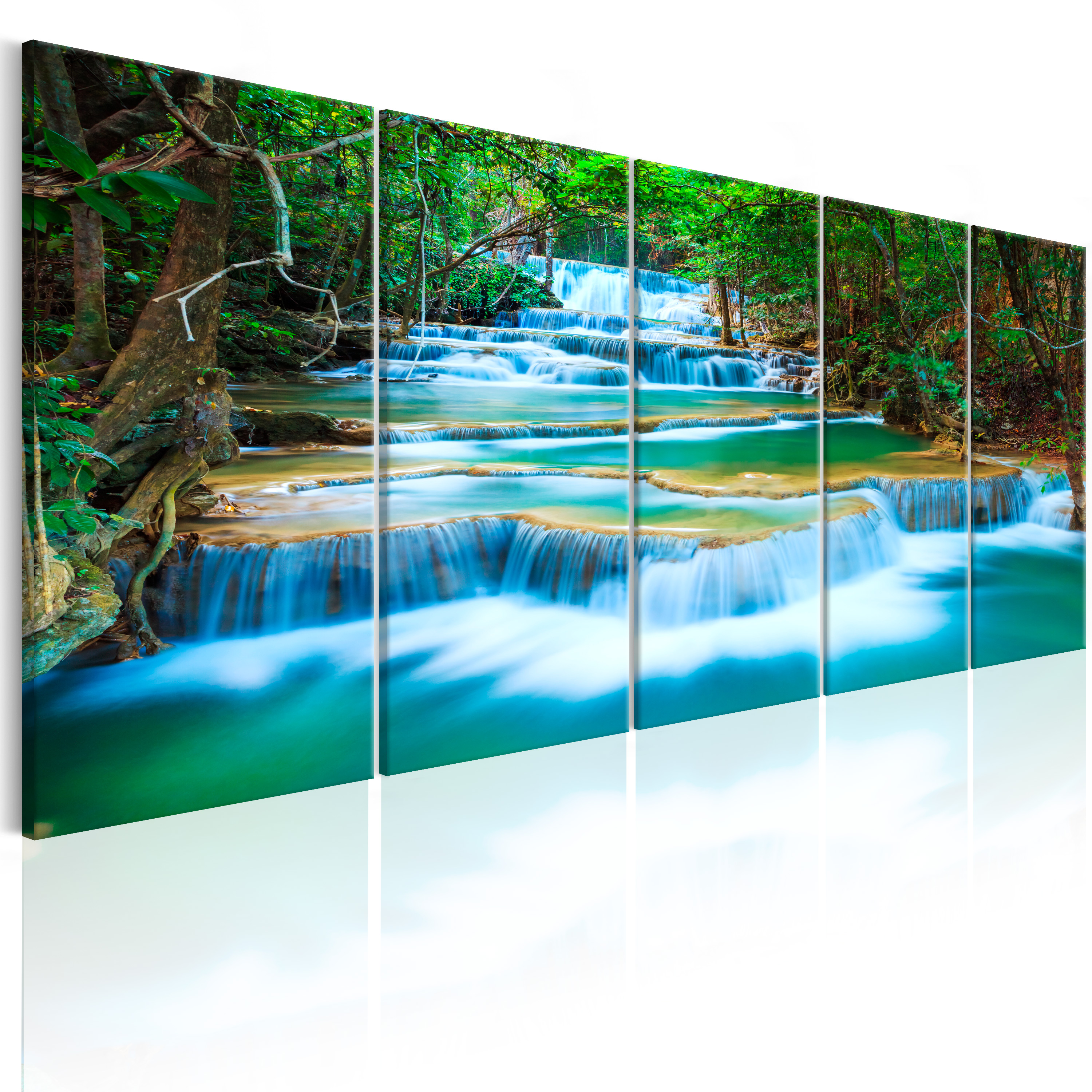 Canvas Print - Sapphire Waterfalls I - 200x80