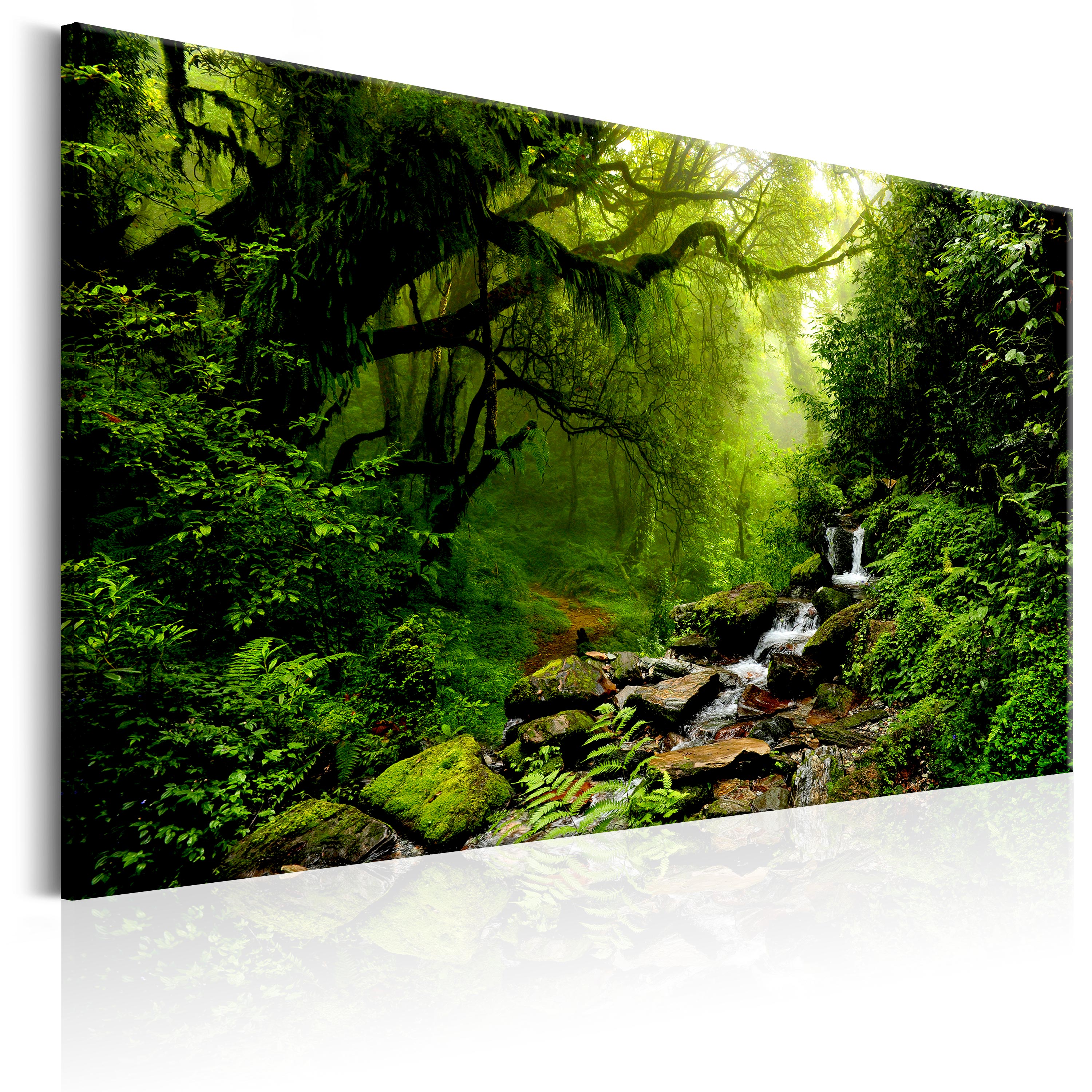 Canvas Print - Waterfall in the Forest - 90x60