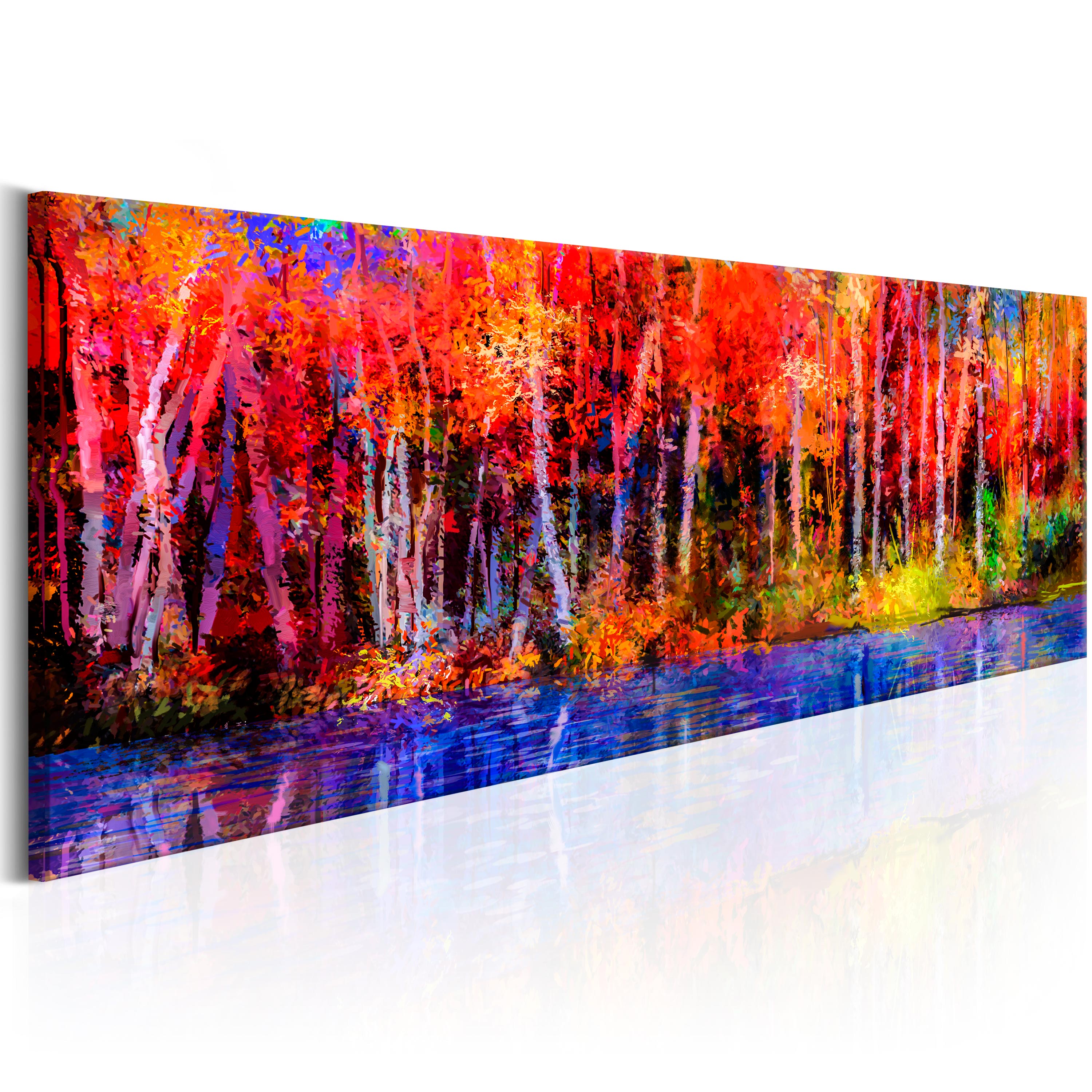 Canvas Print - Colorful Autumn Trees - 120x40