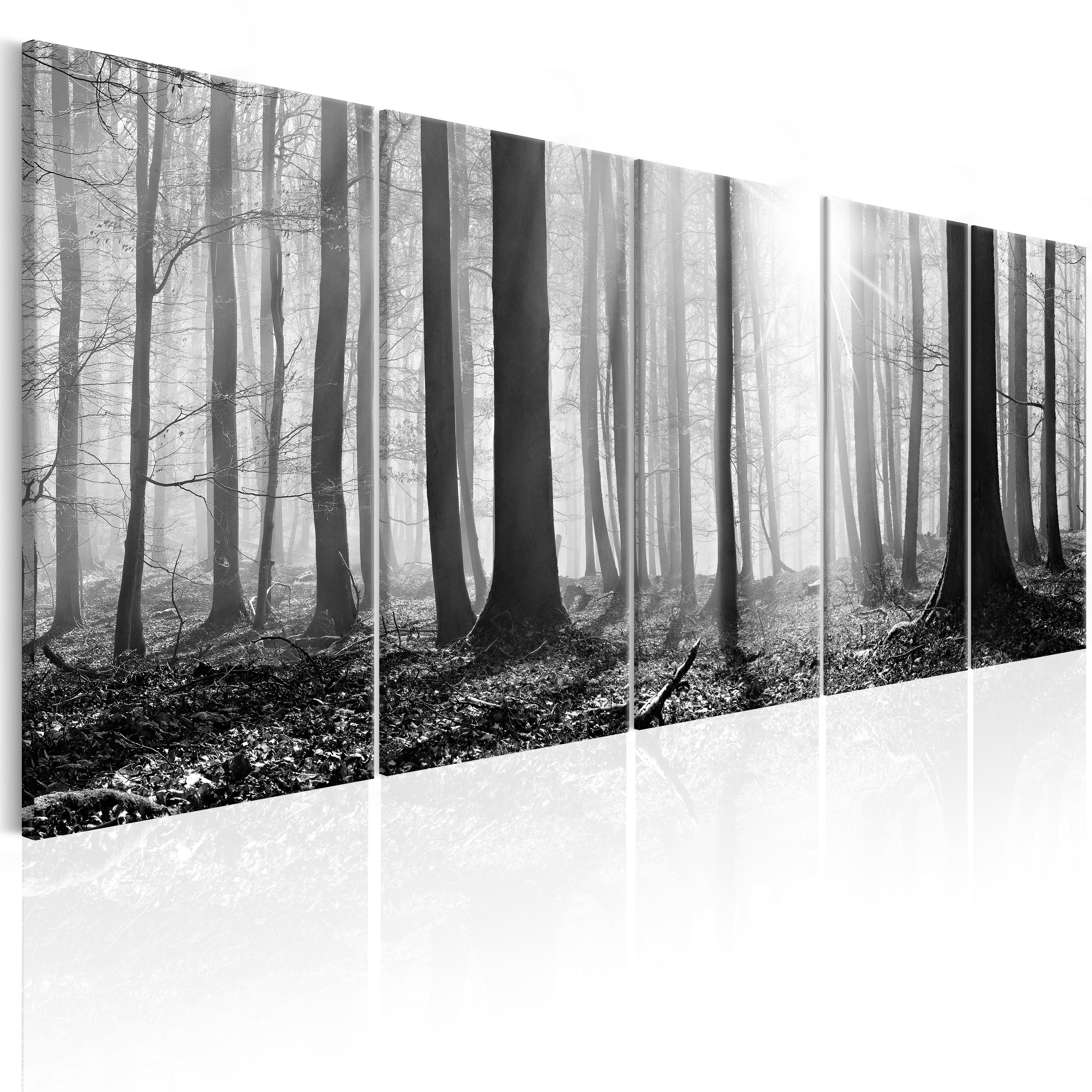Canvas Print - Monochrome Forest - 200x80