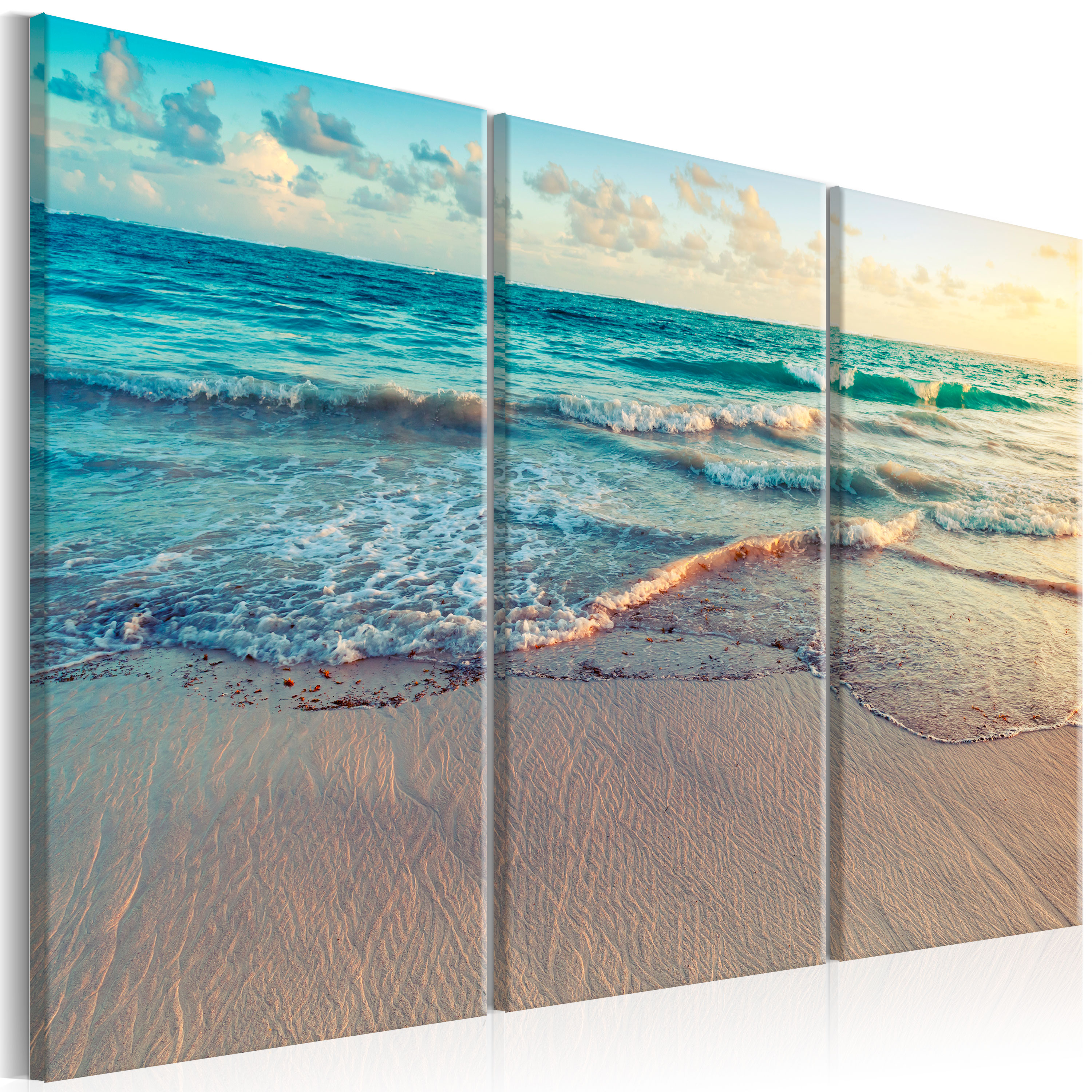 Canvas Print - Beach in Punta Cana (3 Parts) - 90x60