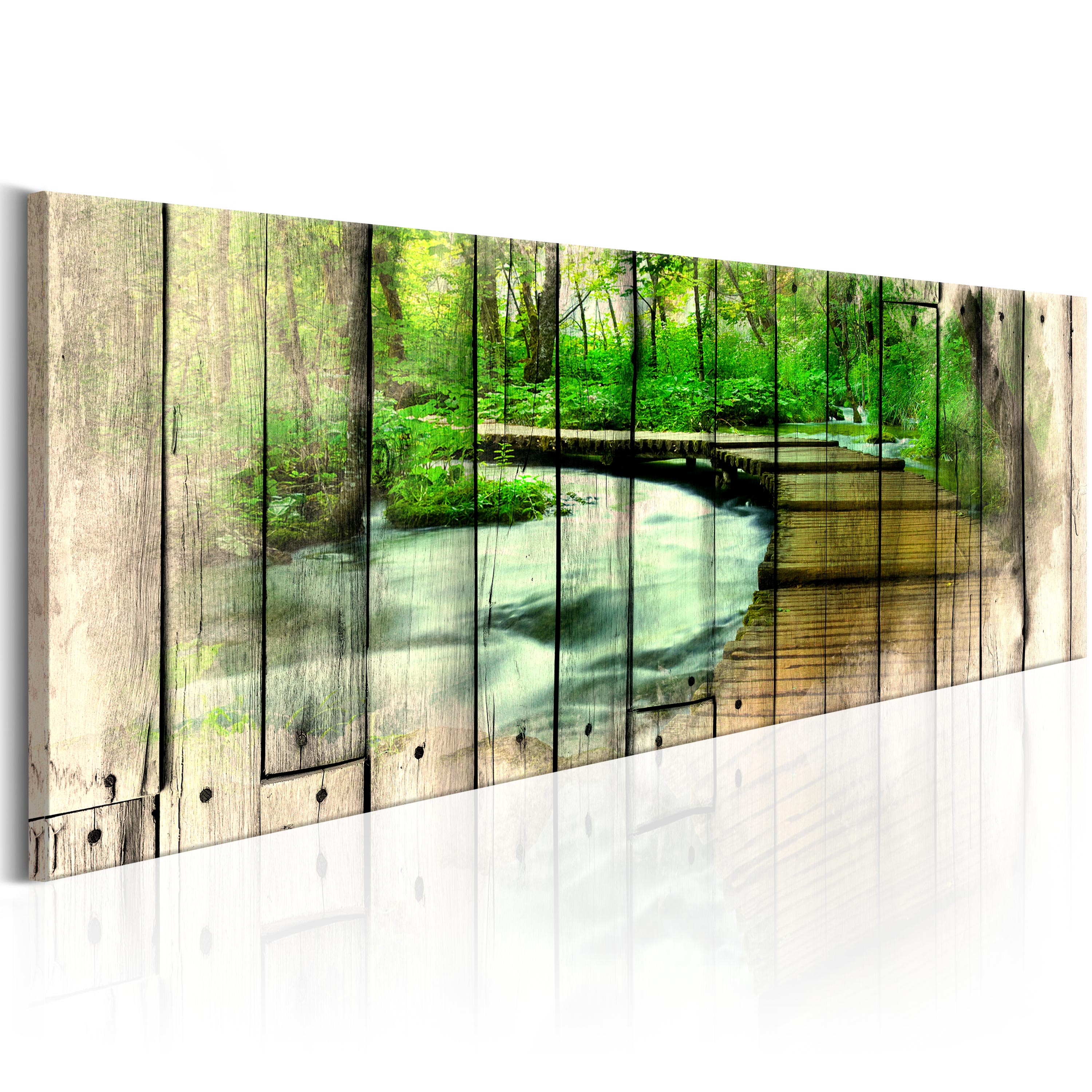 Canvas Print - Forestry Memories - 135x45
