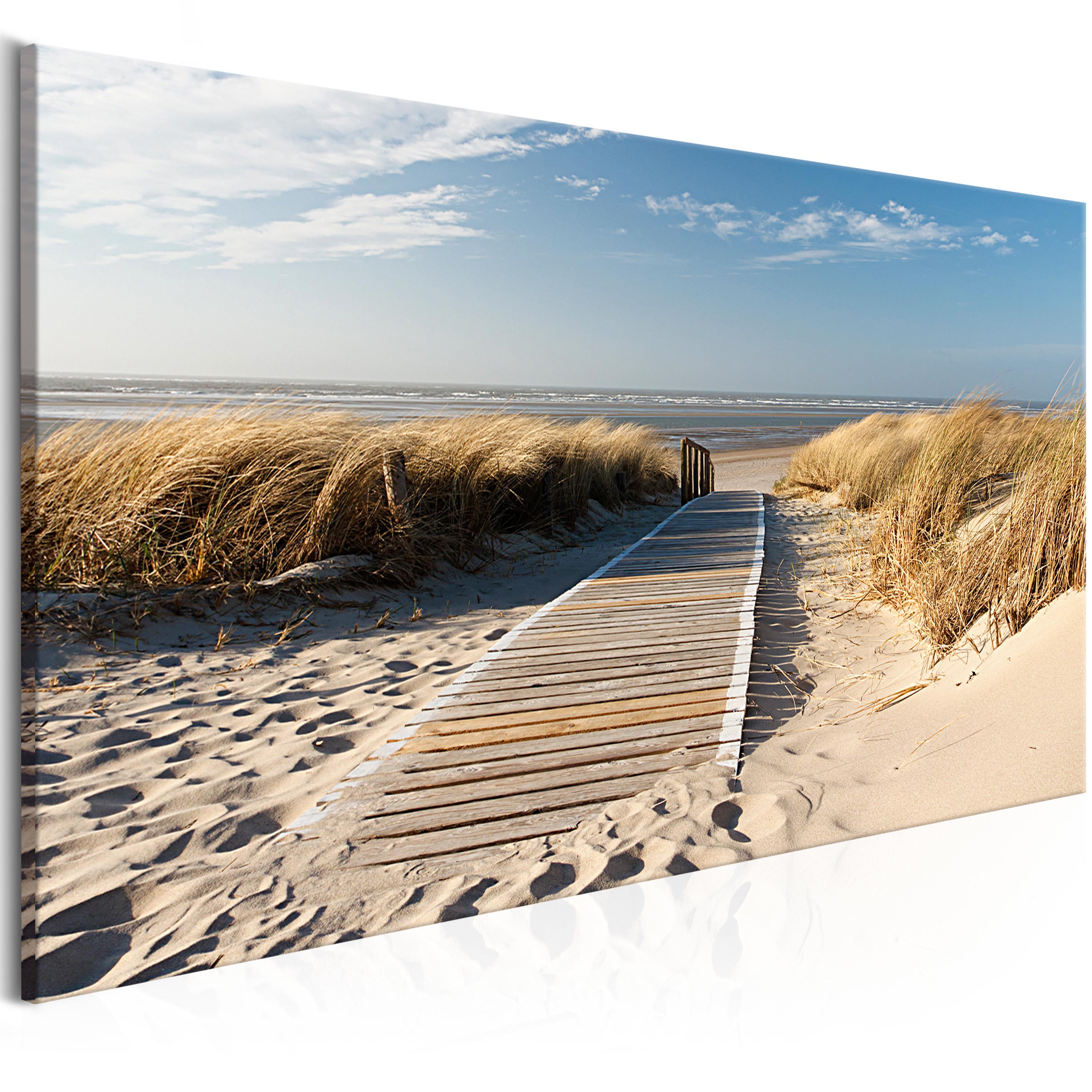 Canvas Print - Holiday at the Seaside (1 Part) Wide - 100x45