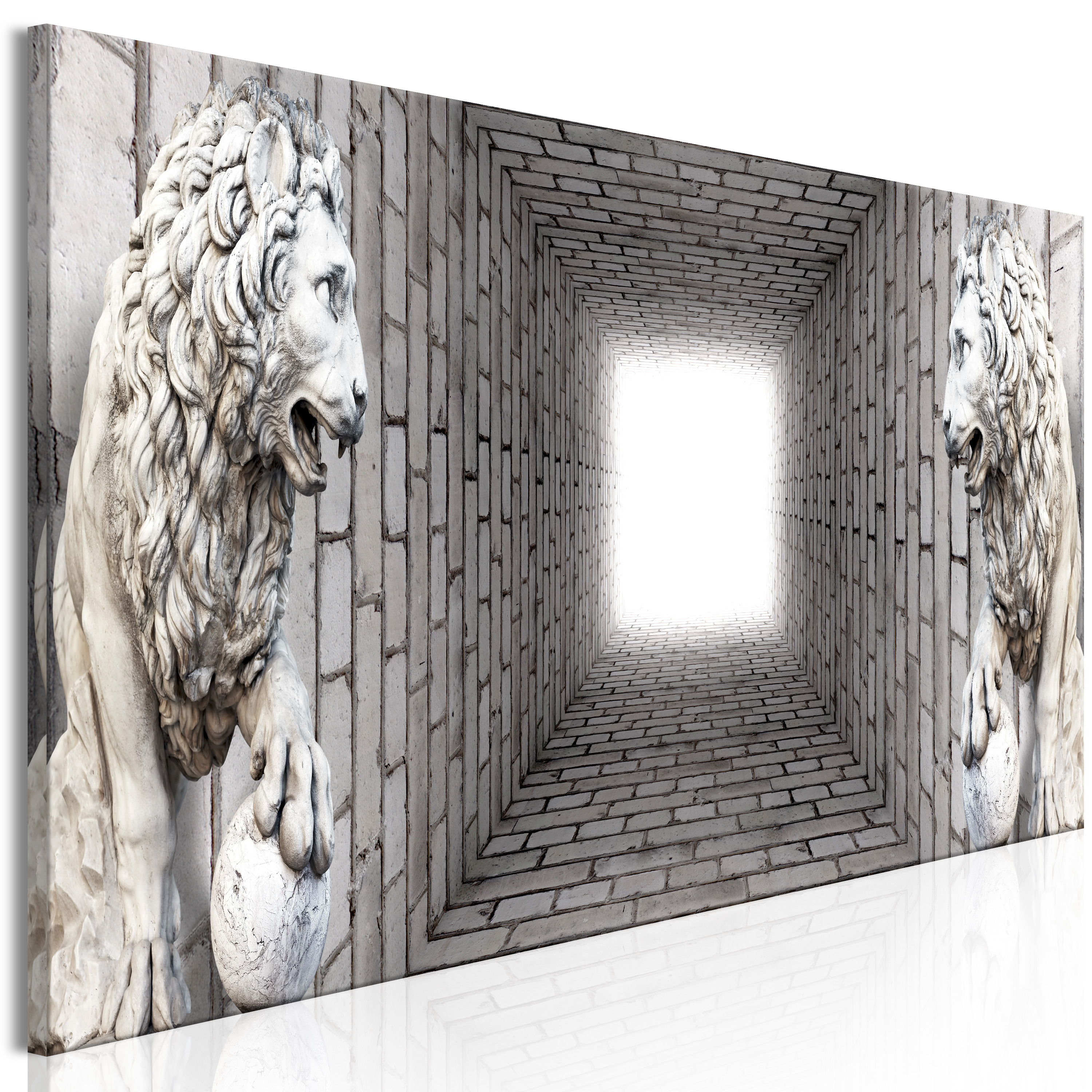 Canvas Print - Light in the Tunnel (1 Part) Narrow - 135x45