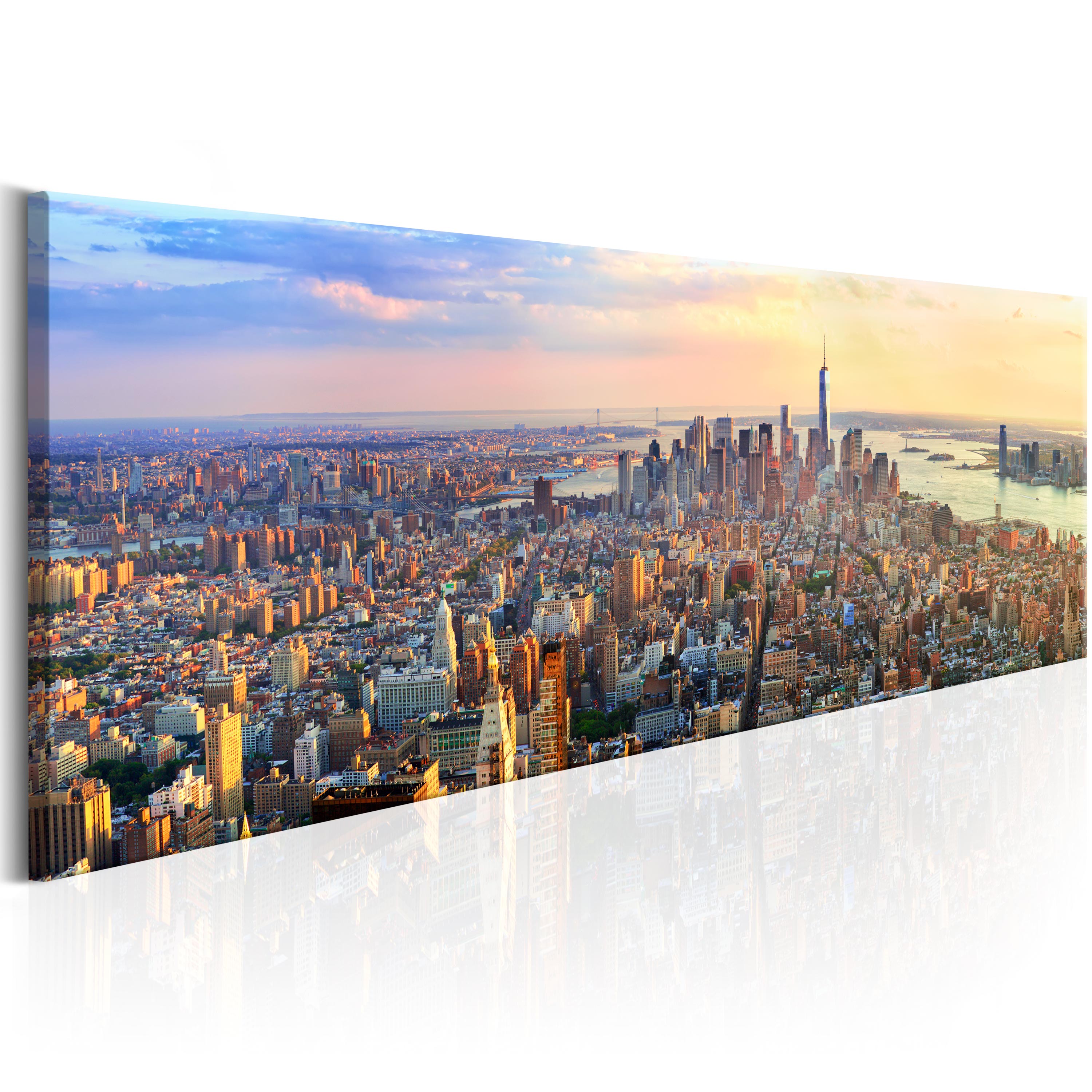 von  Visario Bilder 200x100cm XXL Bild New York auf Leinwand Nr 6301 