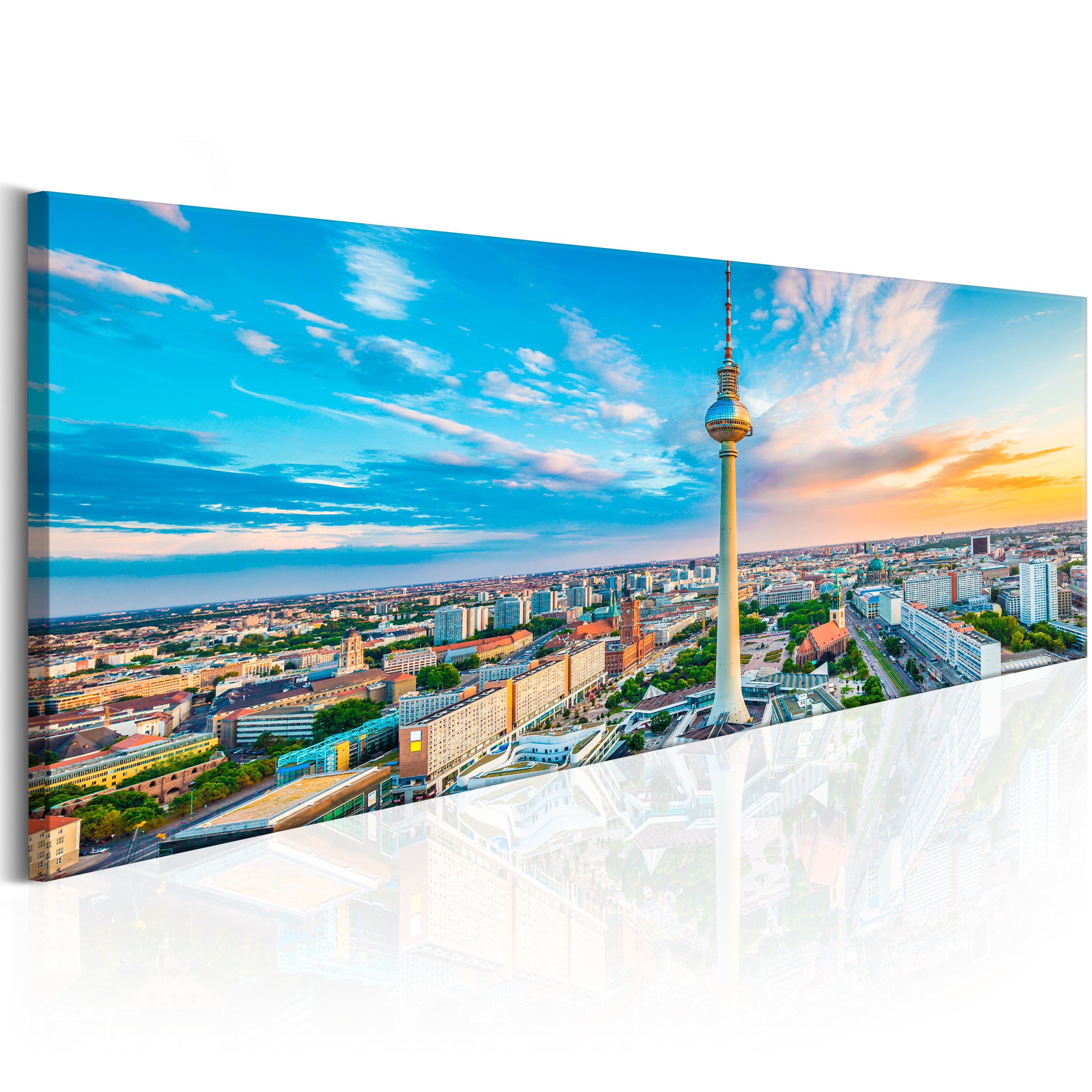 Canvas Print - Berliner Fernsehturm, Germany - 135x45