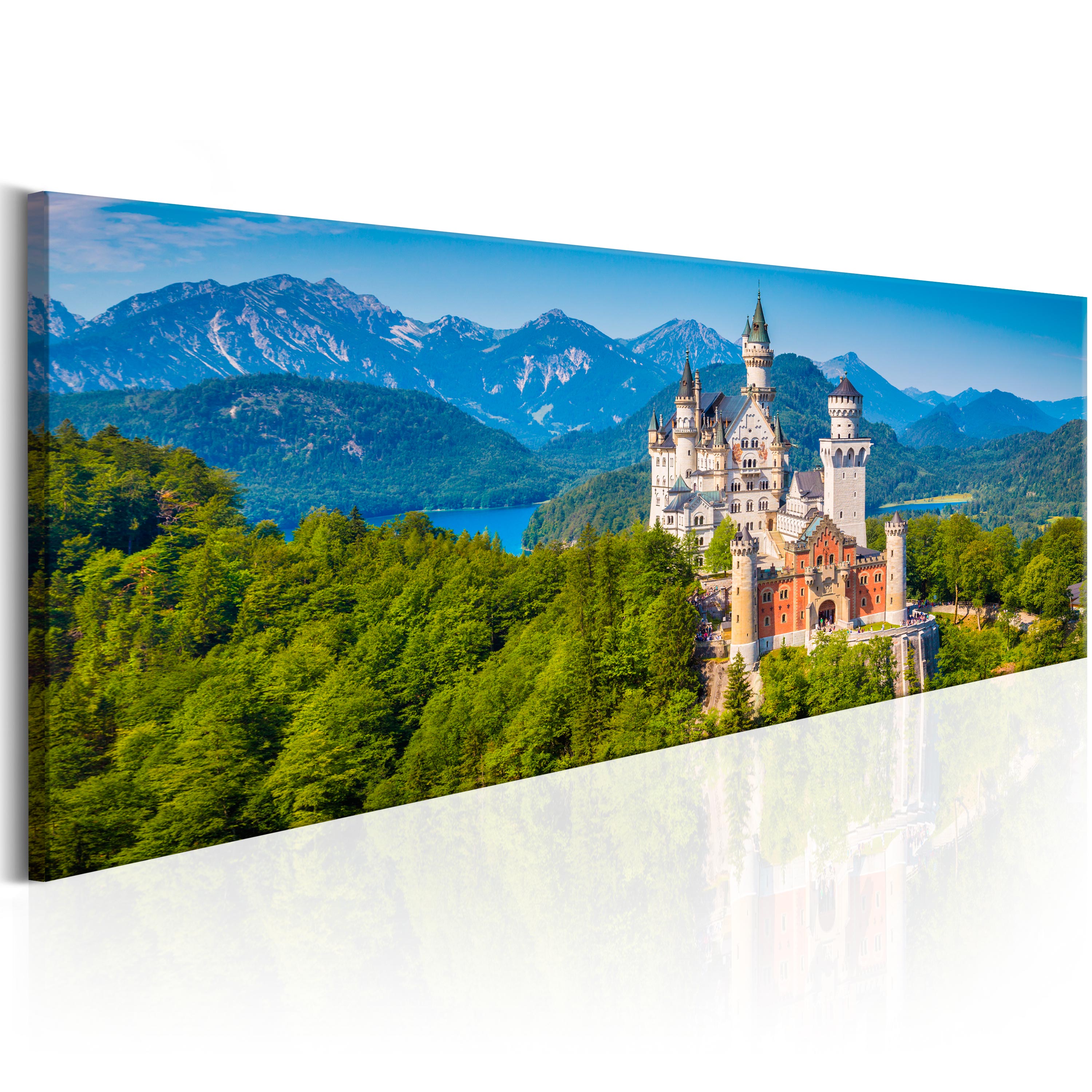 Canvas Print - Magic Places: Neuschwanstein Castle - 120x40