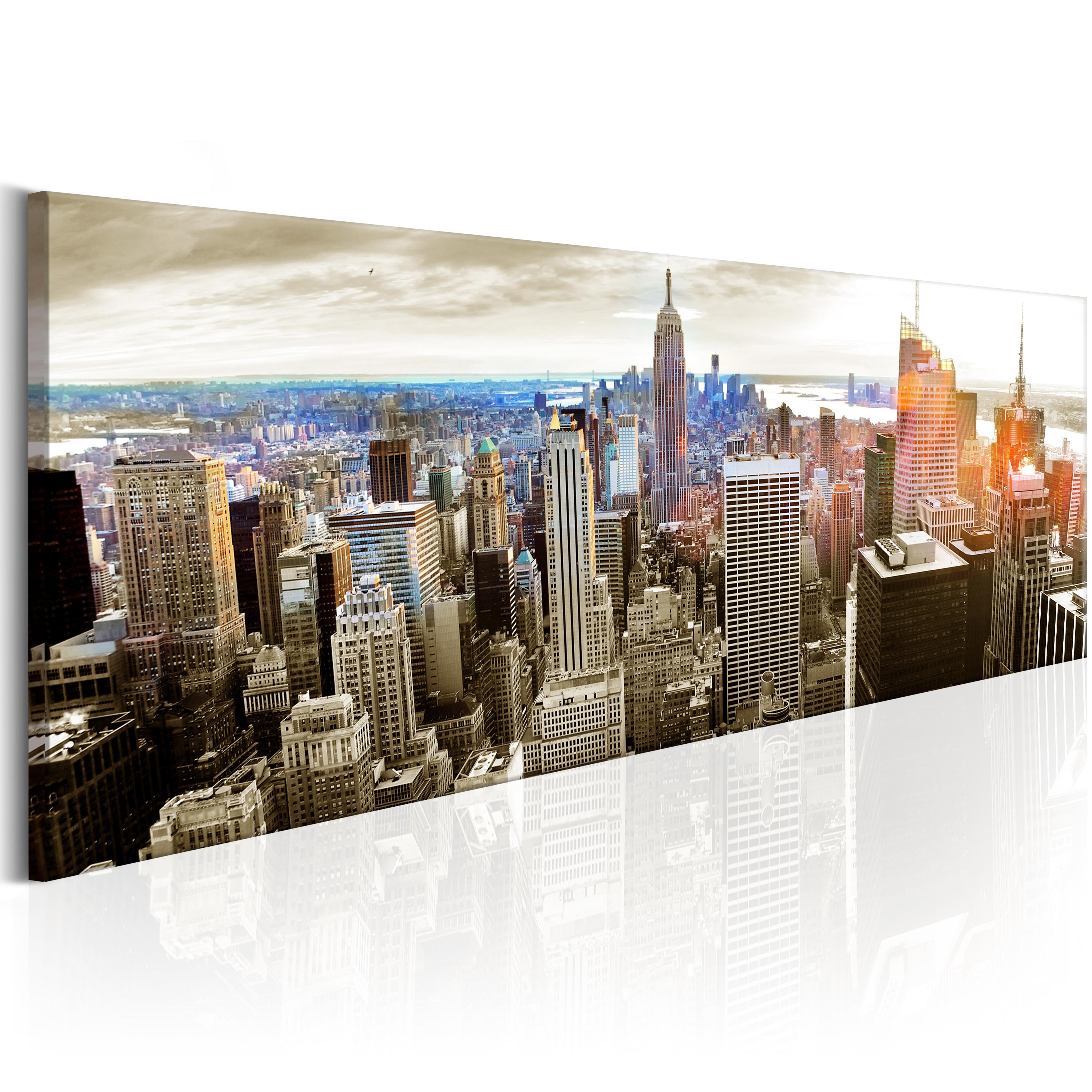 Canvas Print - Manhattan: Island for Rich - 120x40