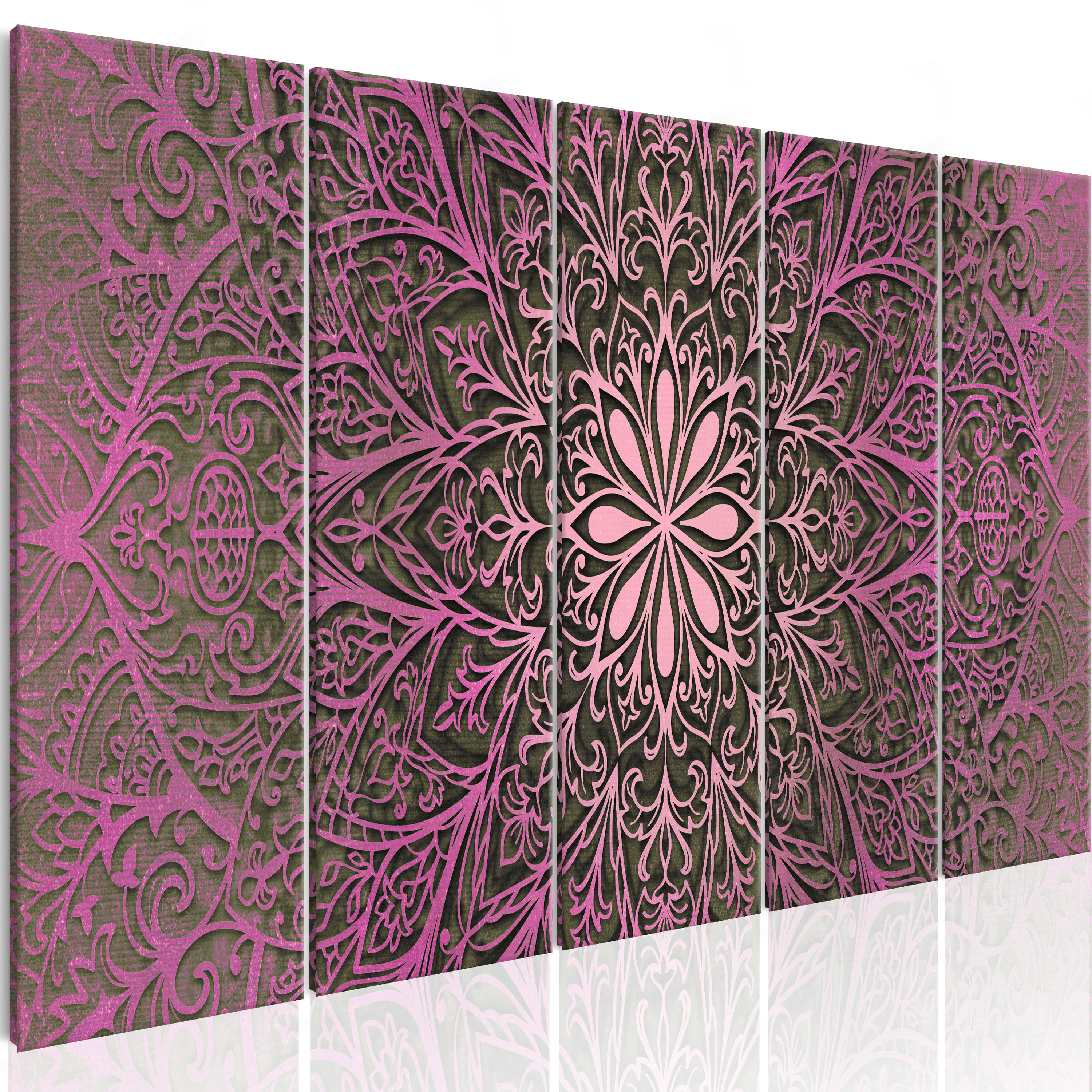 Canvas Print - Pink Mandala - 225x90