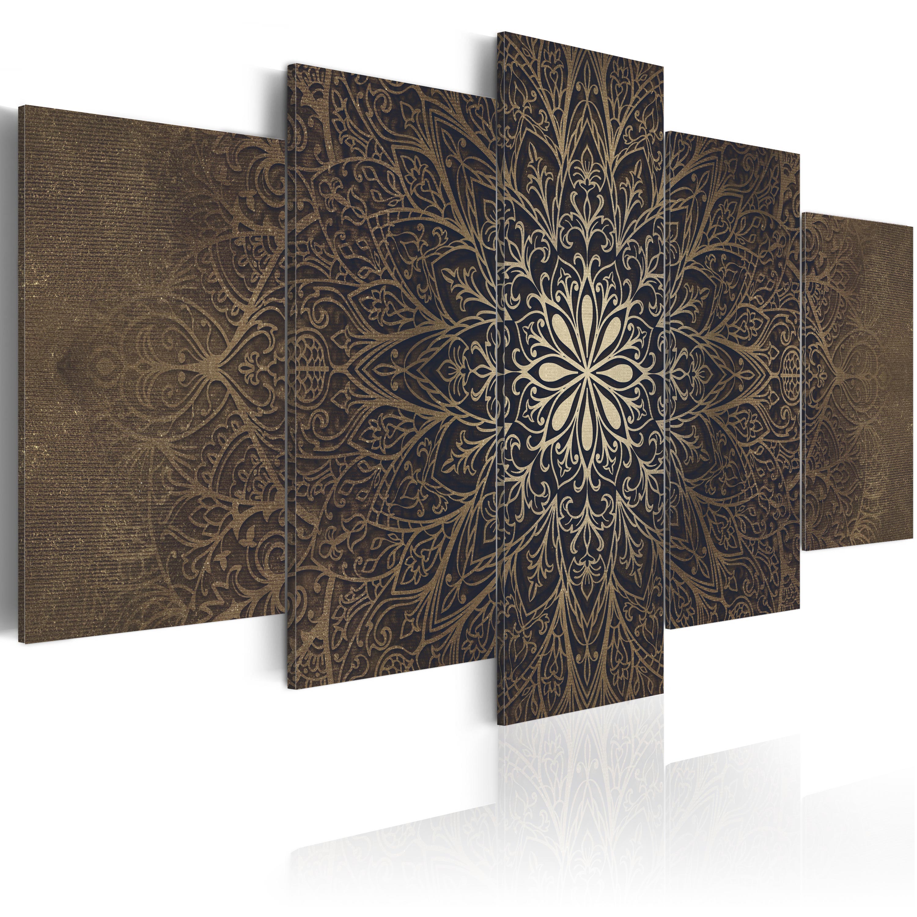 Canvas Wall Art Image Photo Print Mandala Zen Abstract f-A-0515-b-n - Picture 2 of 4