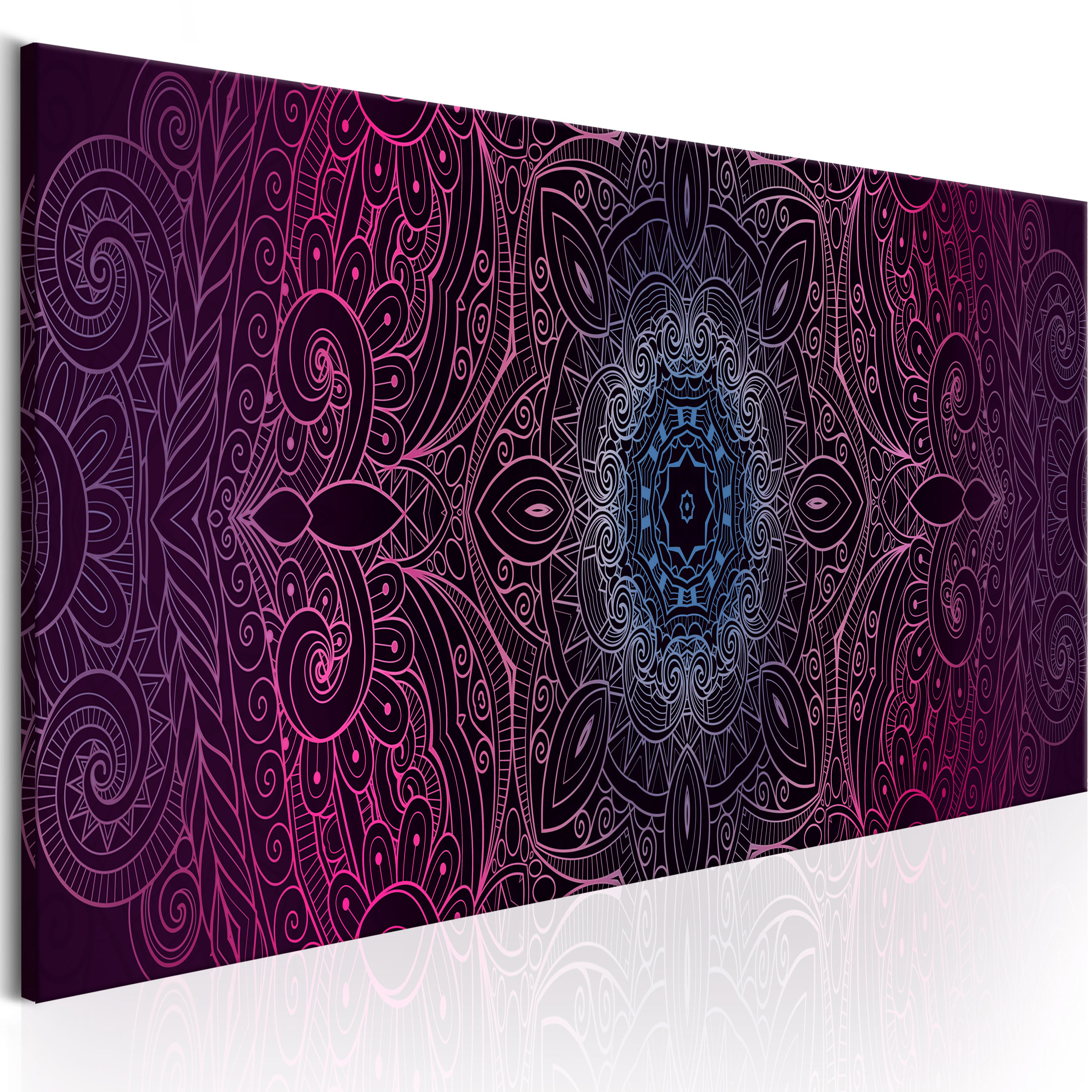 Canvas Print - Purple Mandala - 150x50
