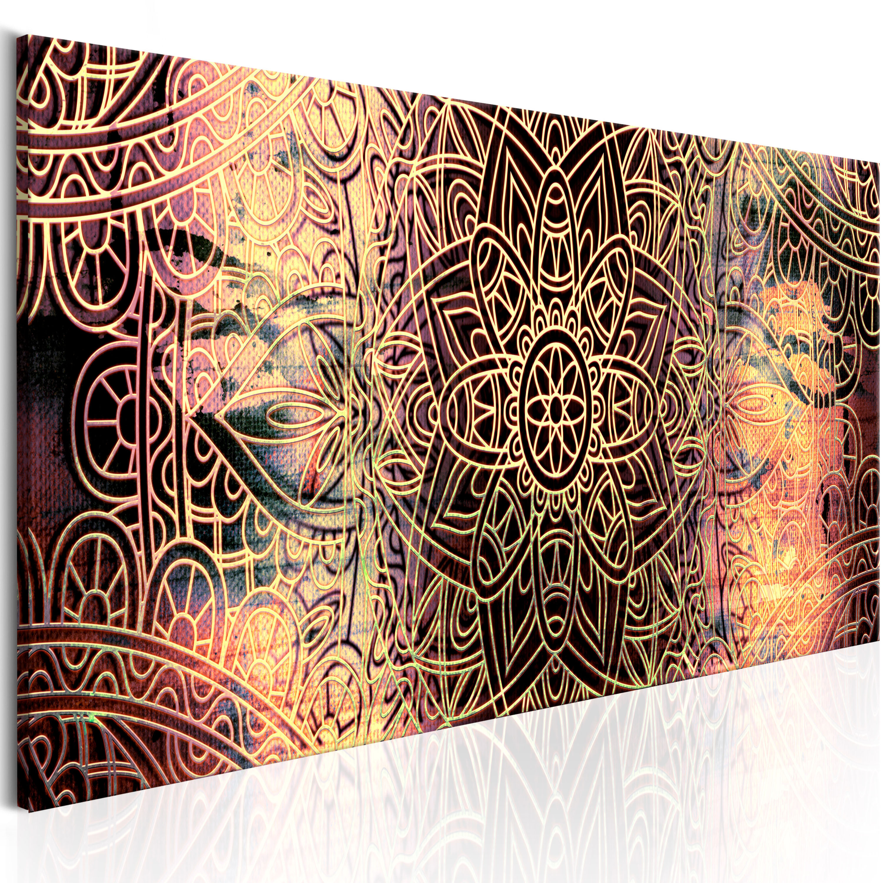 Canvas Print - Mandala: Sunny Poetry - 150x50
