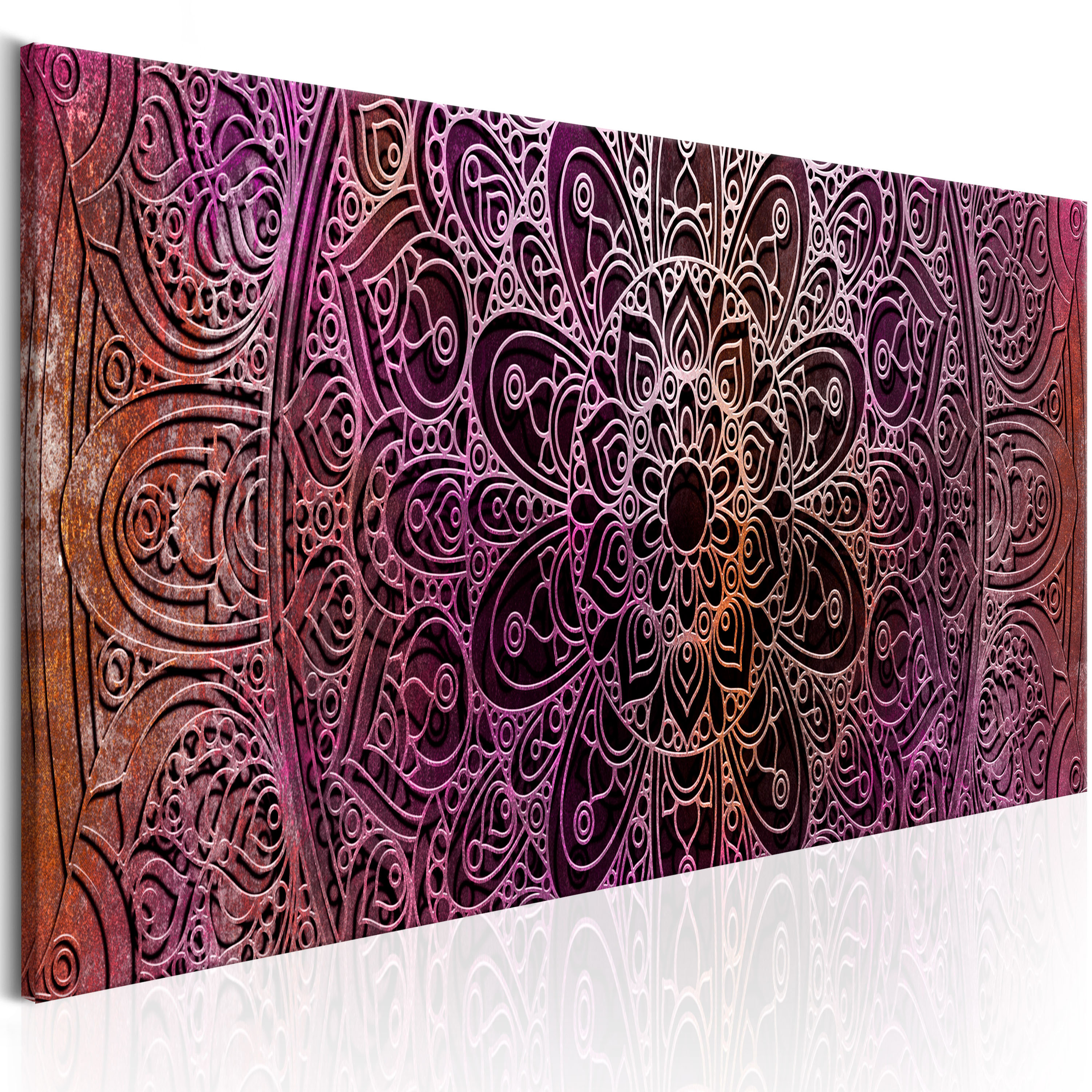 Canvas Print - Mandala: Amethyst Energy - 135x45