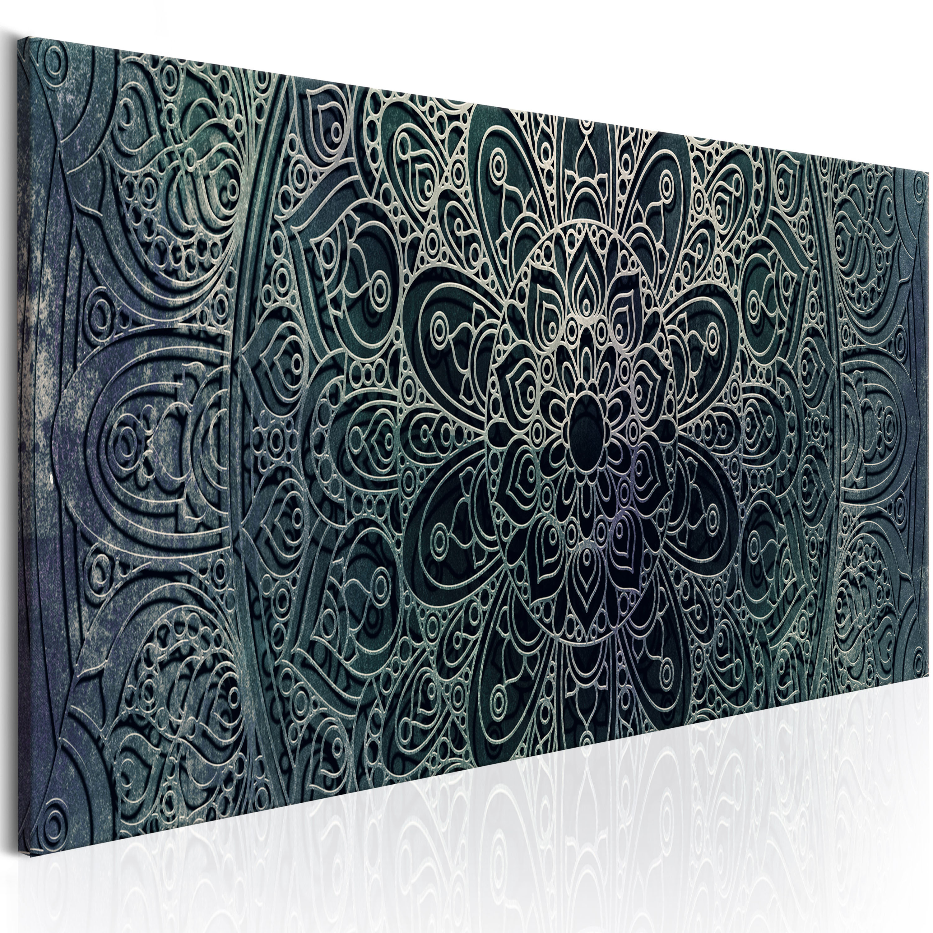 Canvas Print - Mandala: Malachite Calm - 135x45