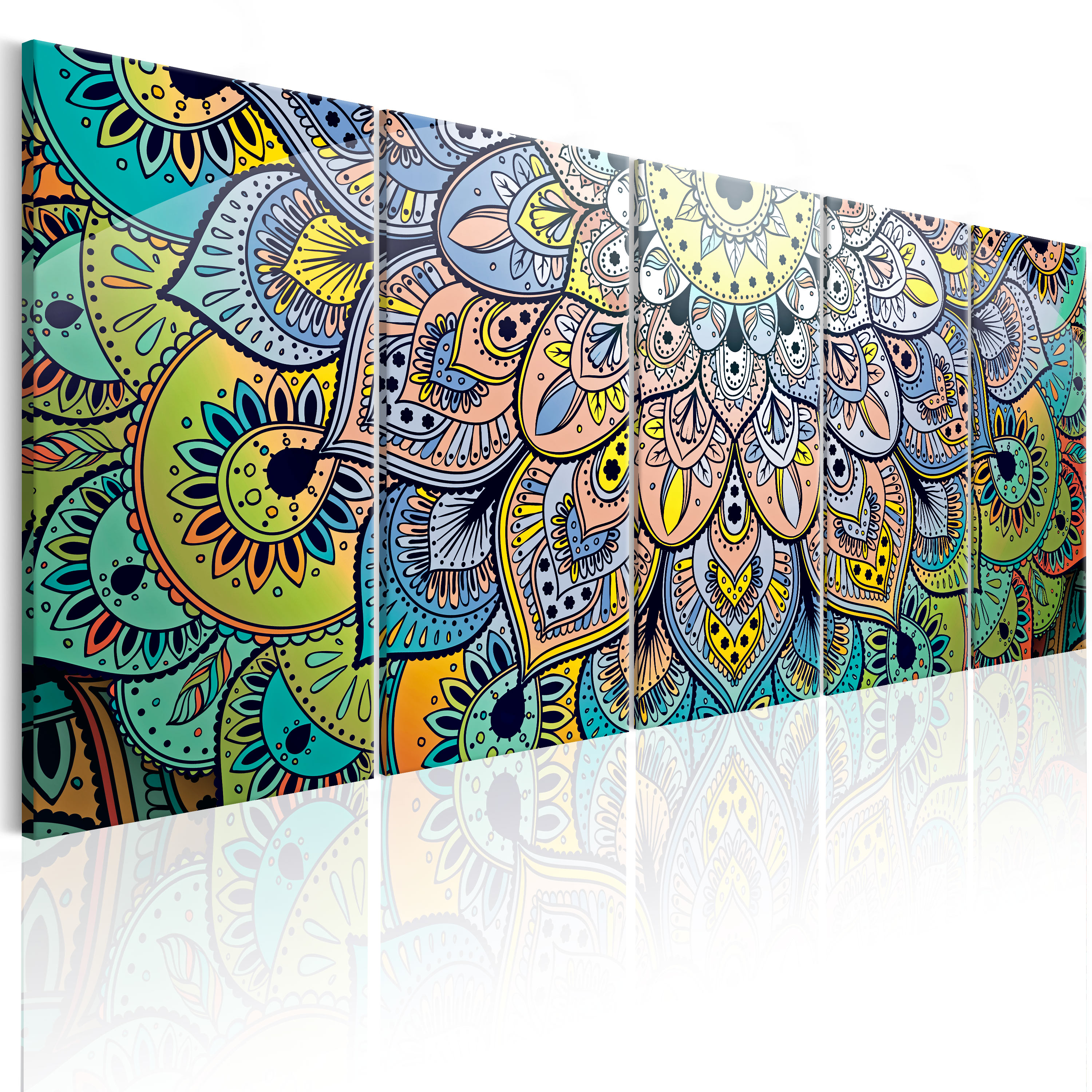 MANDALA Canvas Print Framed Wall Art Picture Photo Image fA0546bm