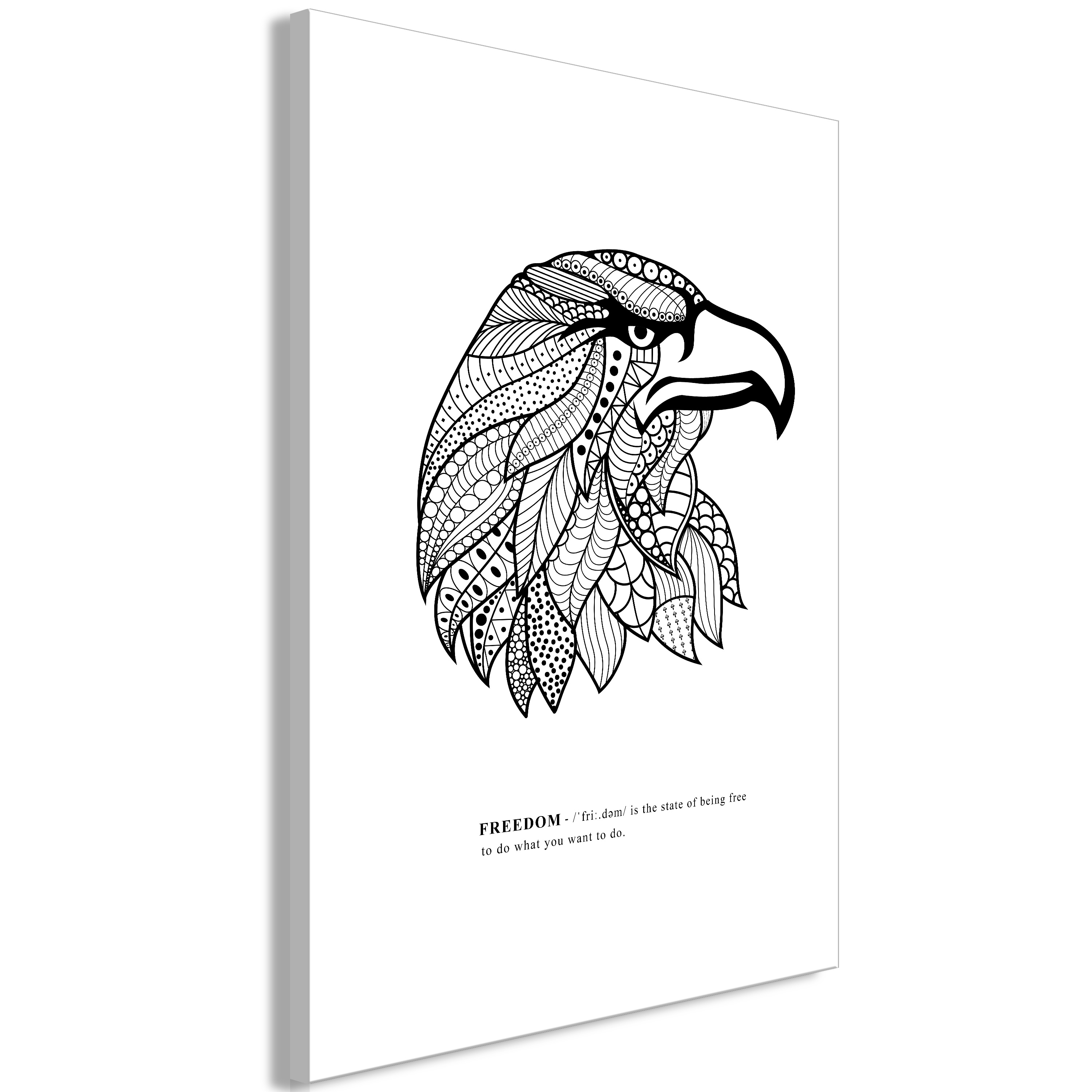 Canvas Print - Eagle of Freedom (1 Part) Vertical - 60x90