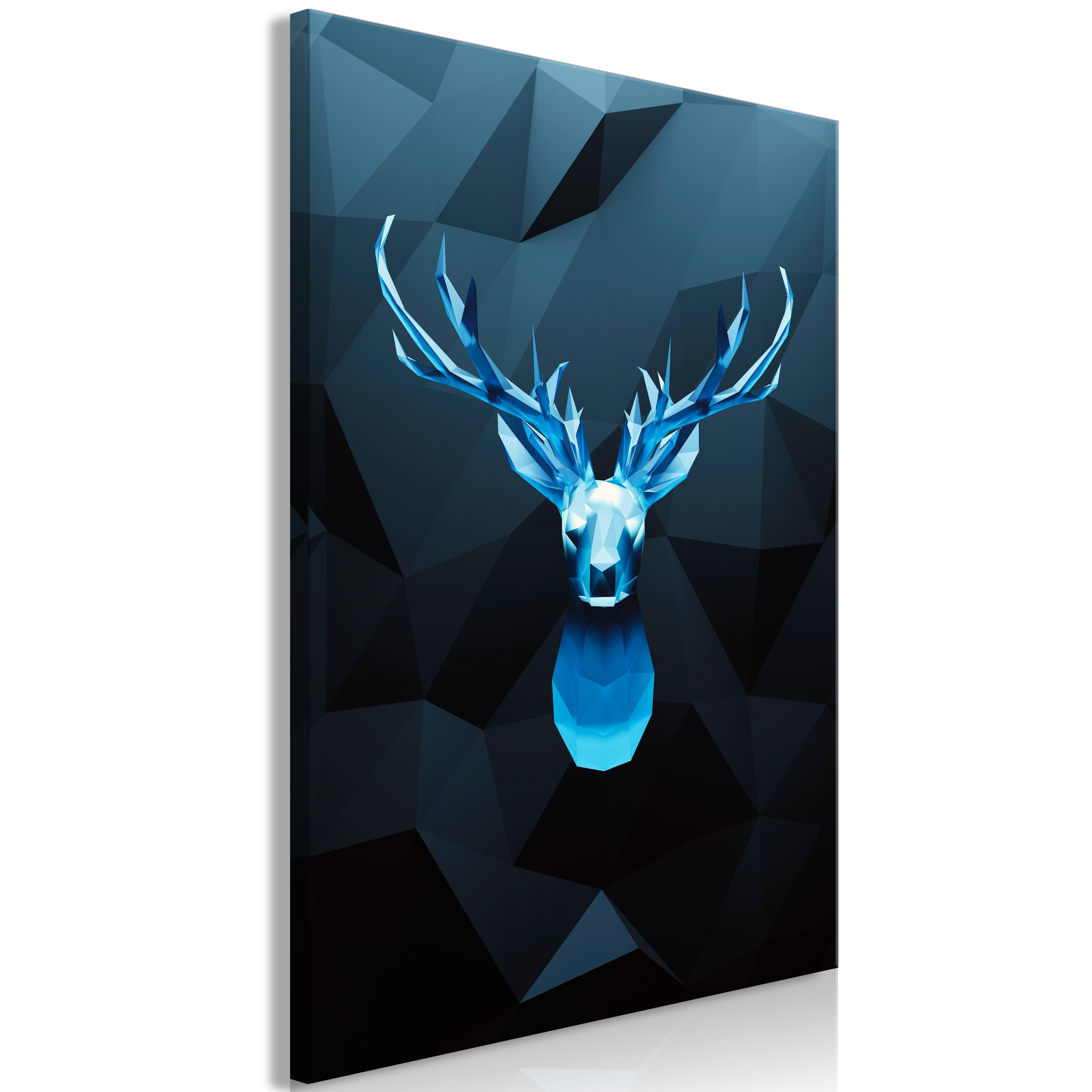 Canvas Print - Ice Deer (1 Part) Vertical - 40x60