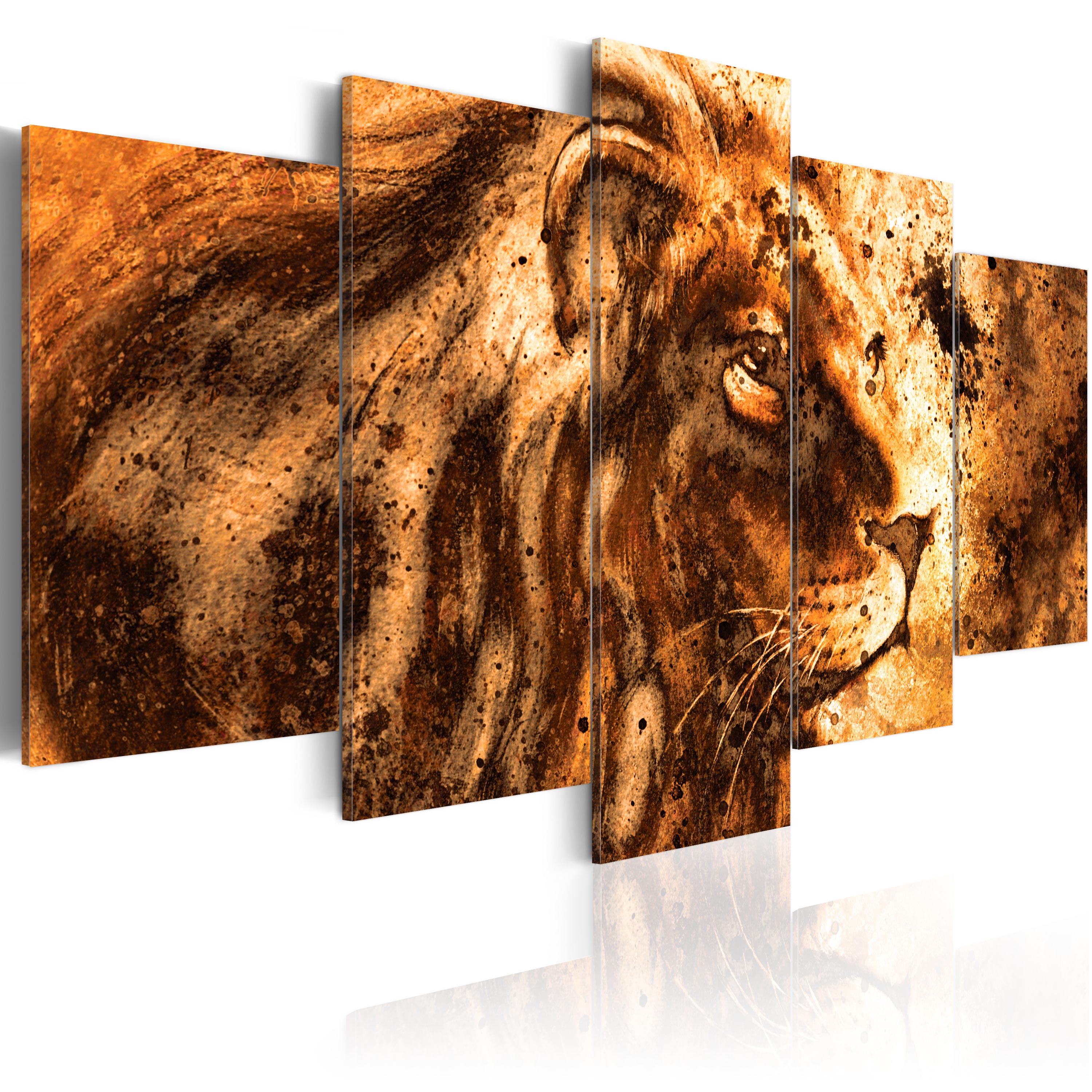 Canvas Print - Beautiful Lion - 100x50