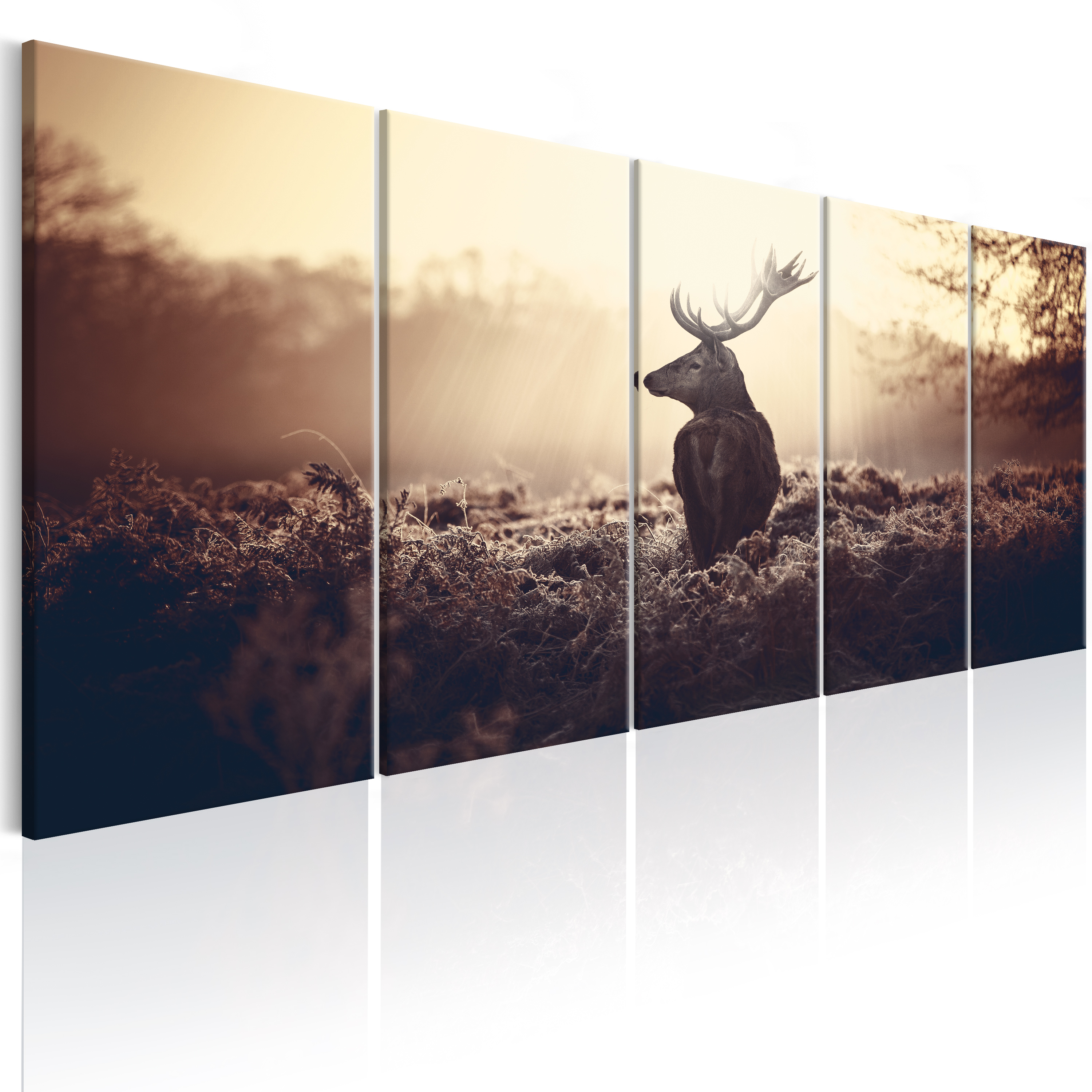 Canvas Print - Stag in the Wilderness - 200x80