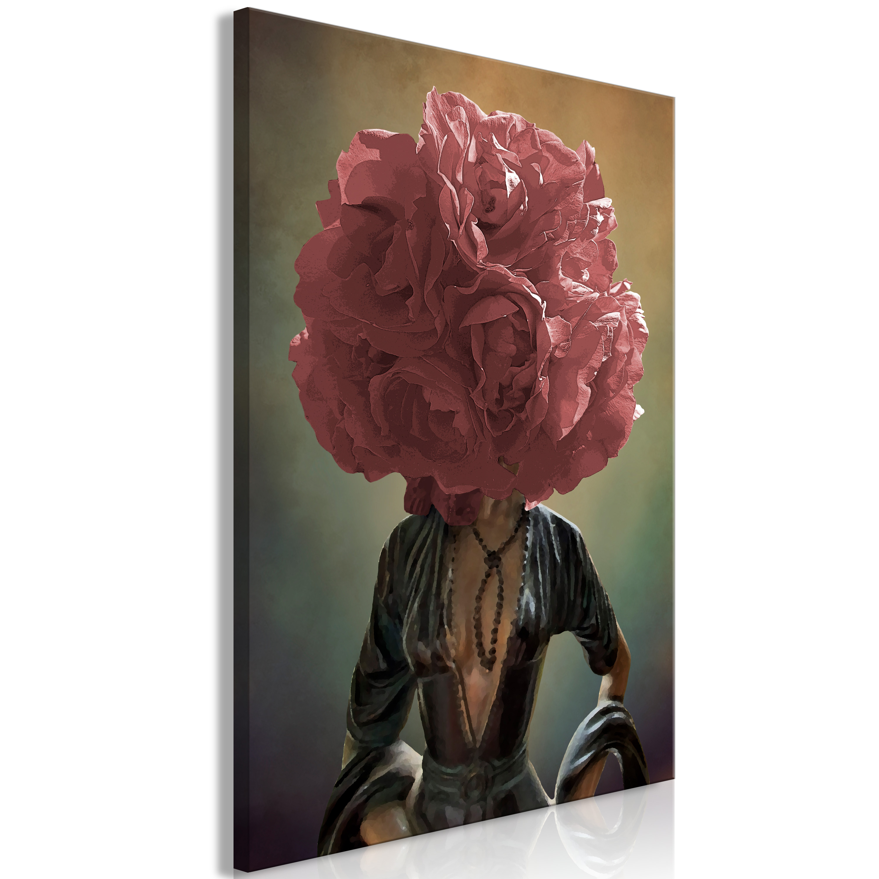 Canvas Print - Flowery Thoughts (1 Part) Vertical - 40x60