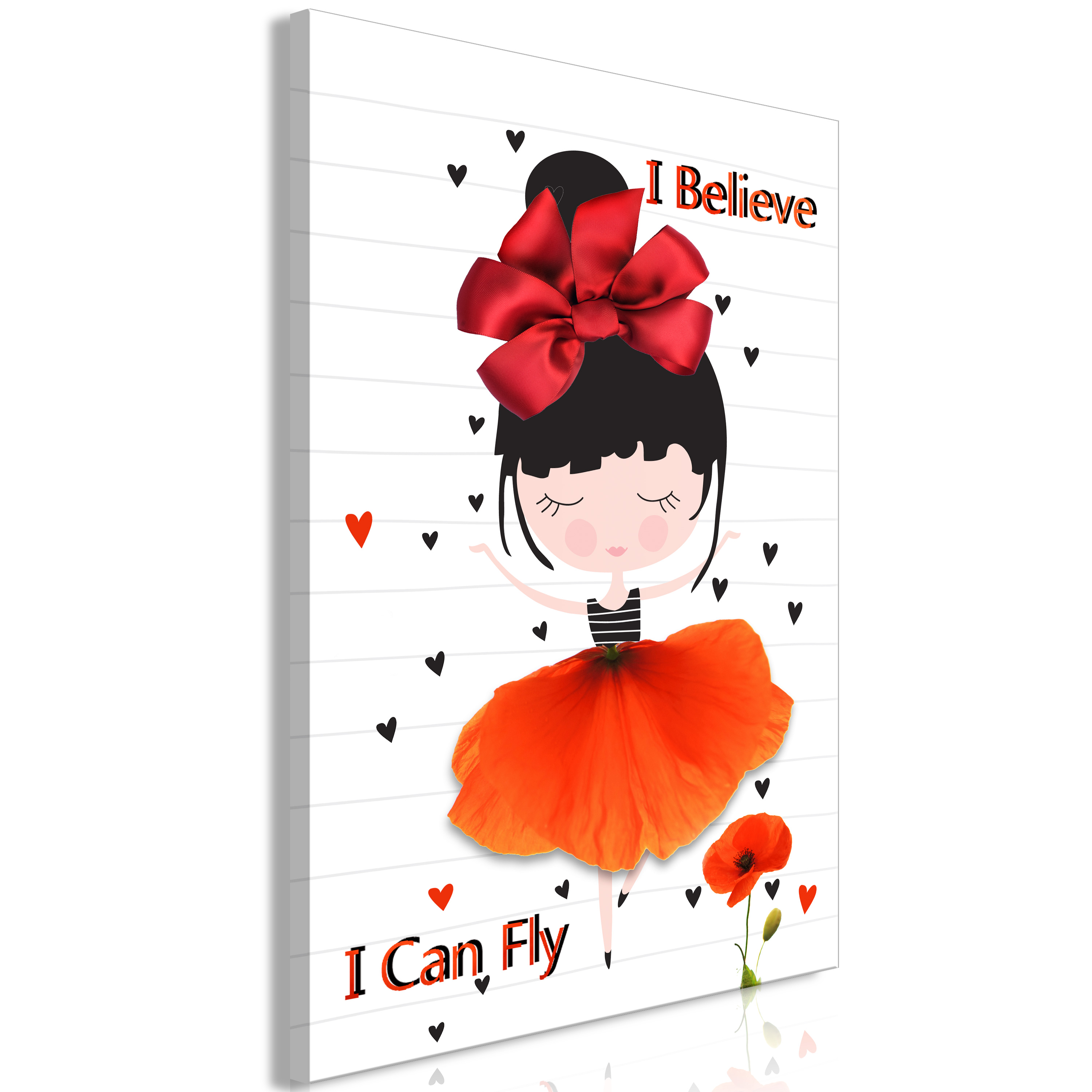 Canvas Print - I Believe I Can Fly (1 Part) Vertical - 80x120