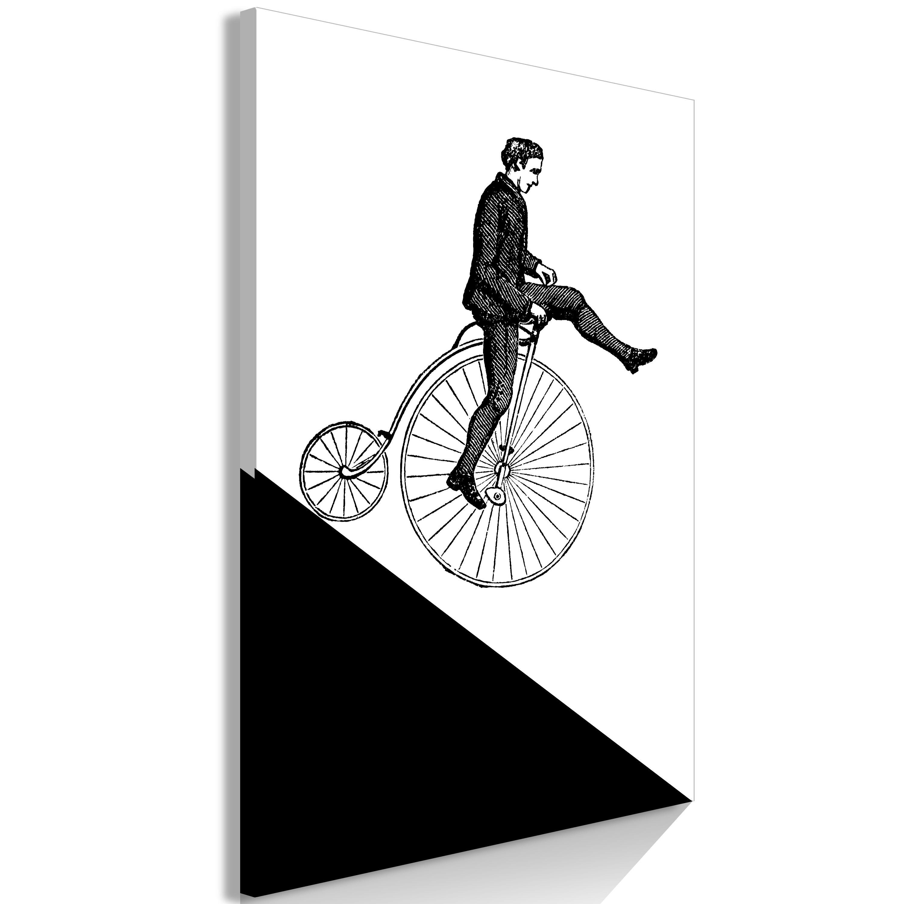 Canvas Print - Cyclist (1 Part) Vertical - 60x90