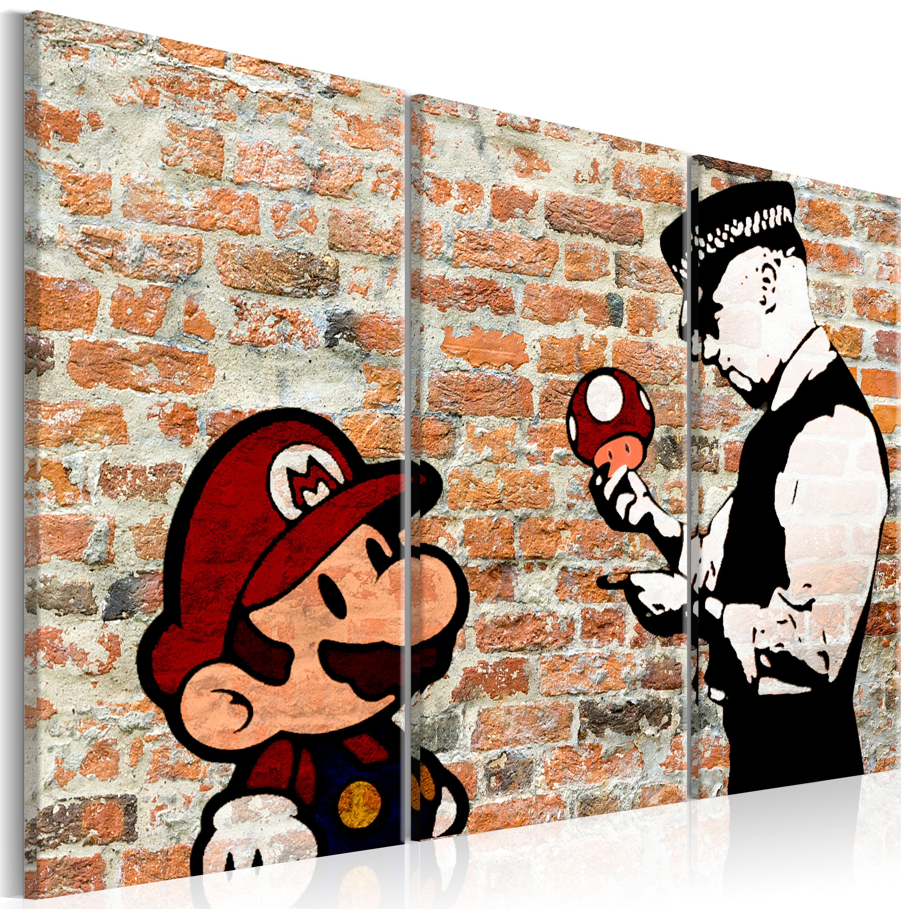 Canvas Print - Caught Mario - 90x60