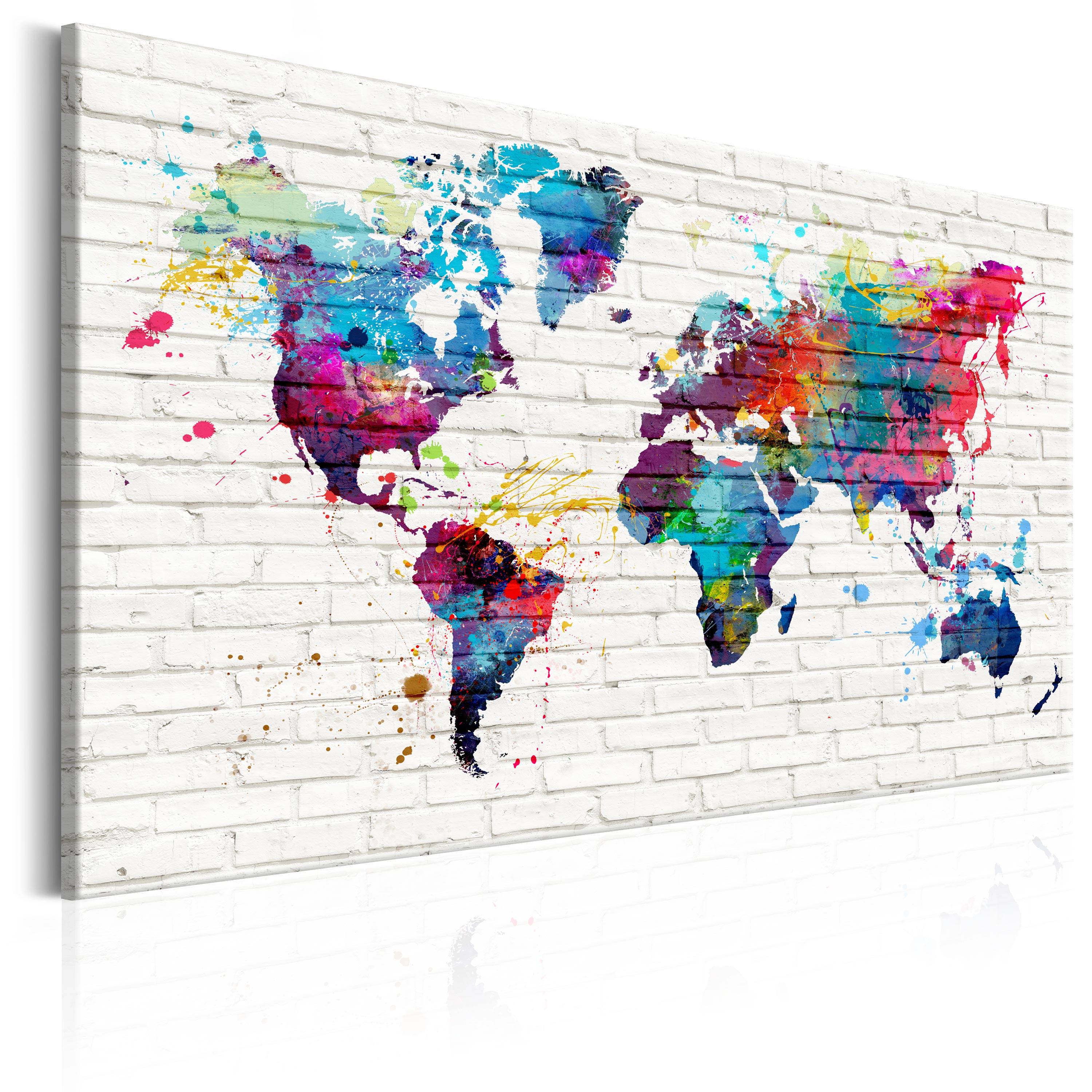 Canvas Print - Modern Style: Walls of the World - 90x60