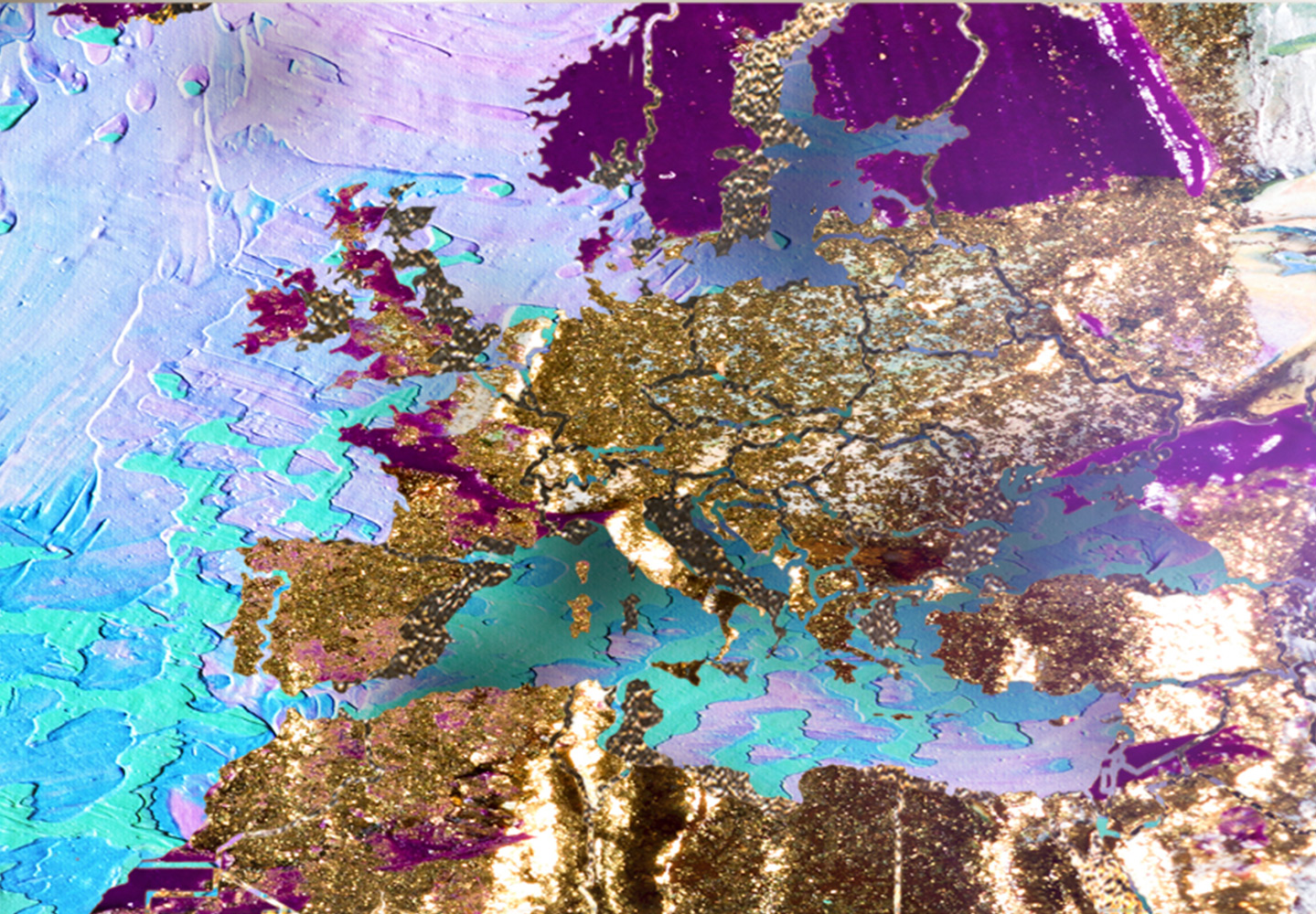 MAPPA DEL MONDO Quadro su Tela TNT Stampe Immagini Murale Quadri k-A-0430-b-m - Picture 24 of 25