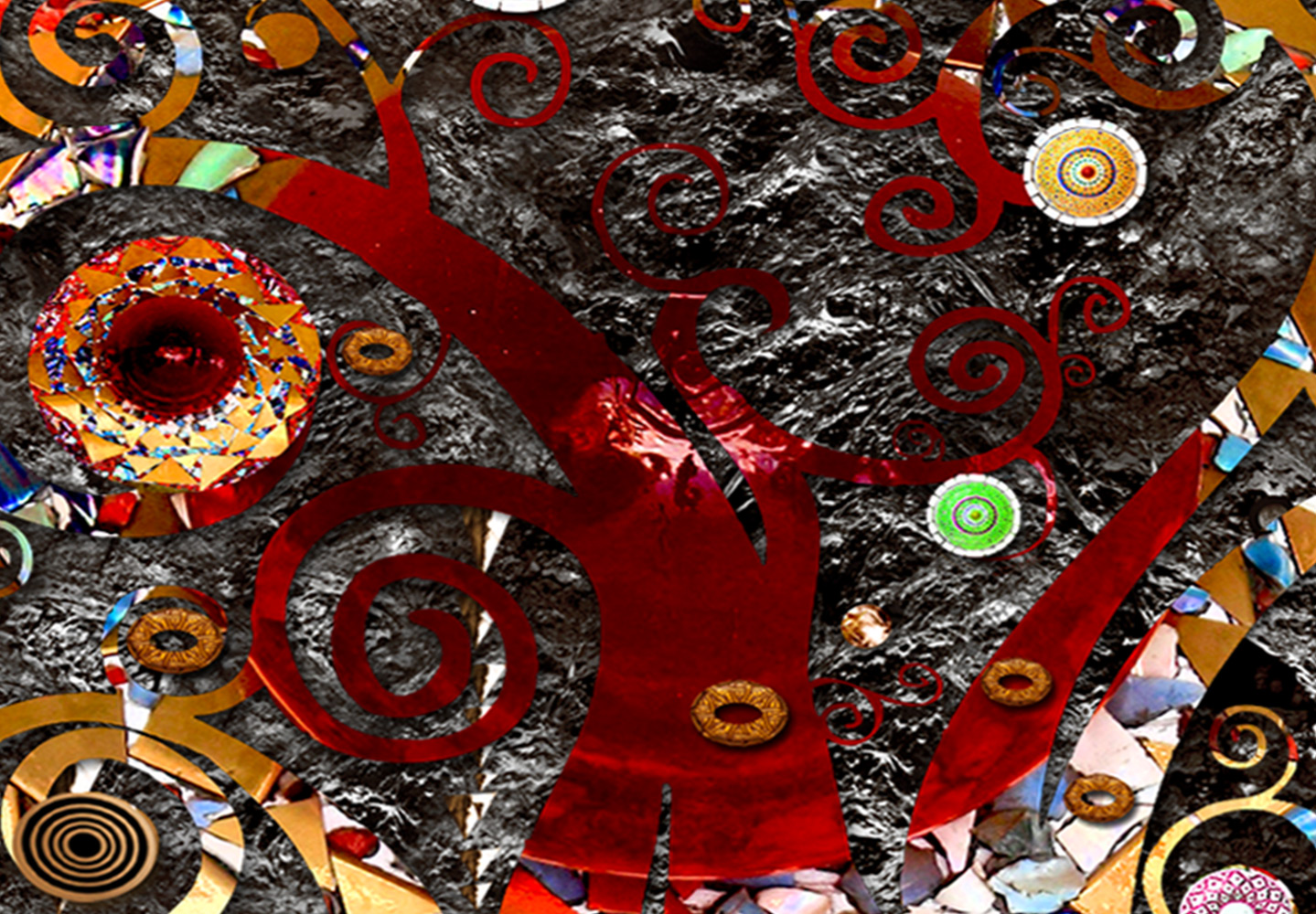 GUSTAV KLIMT BAUM DES LEBENS Wandbilder xxl Bilder Vlies