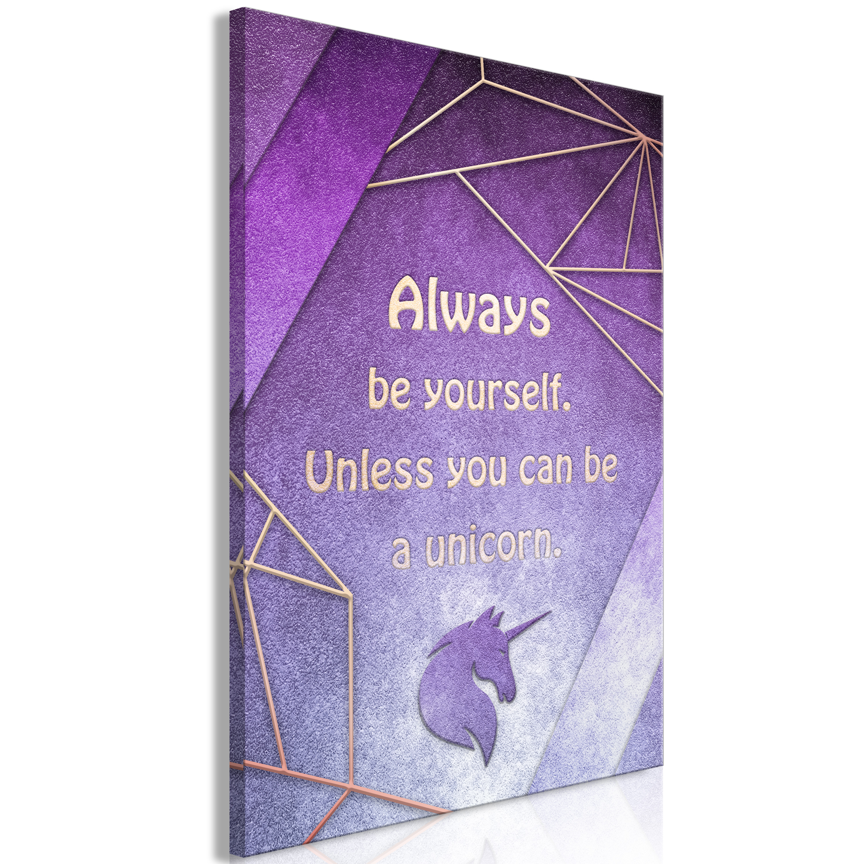 Canvas Print - Be Yourself (1 Part) Vertical - 80x120