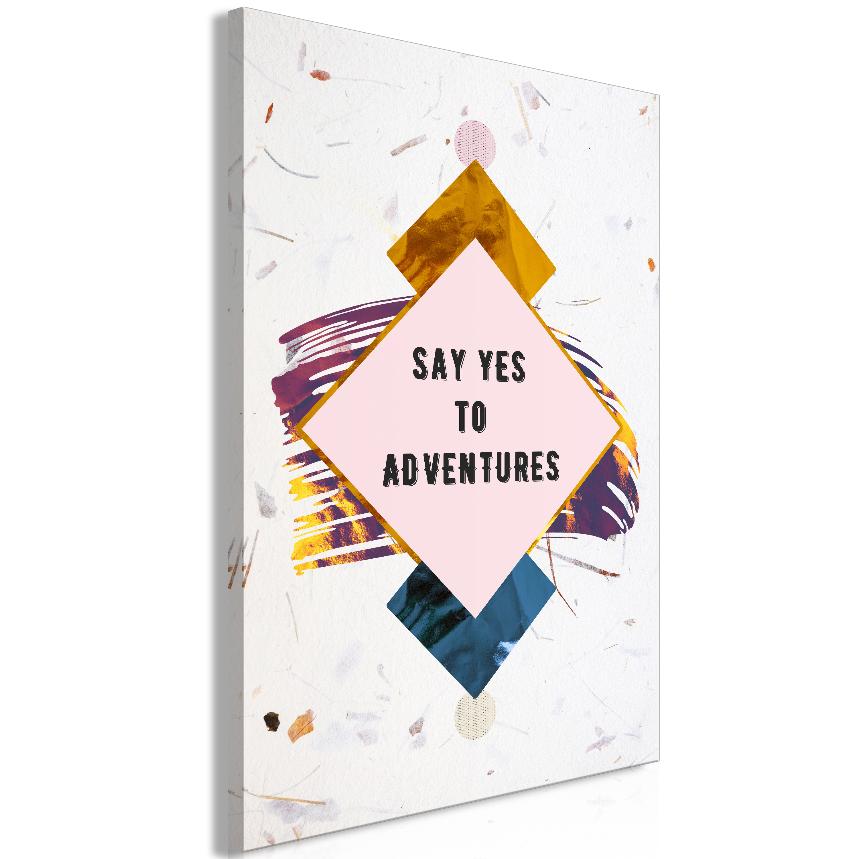 Canvas Print - Say Yes to Adventures (1 Part) Vertical - 40x60