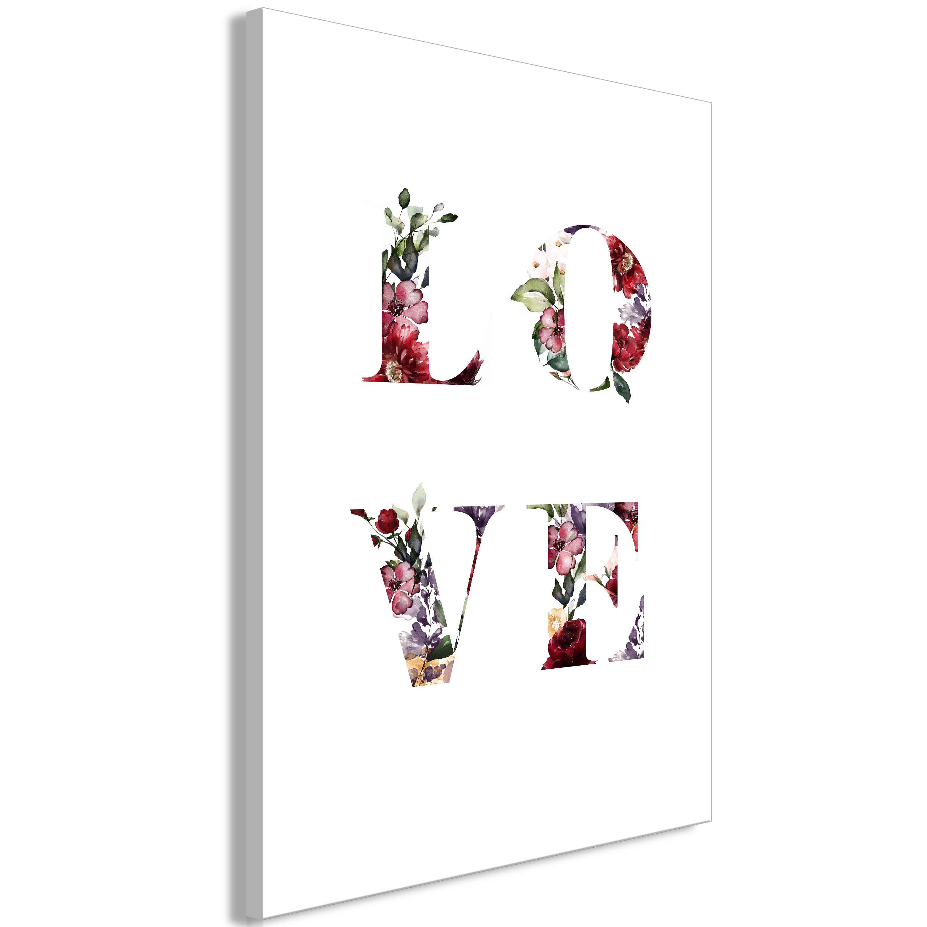 Canvas Print - Love in Flowers (1 Part) Vertical - 80x120