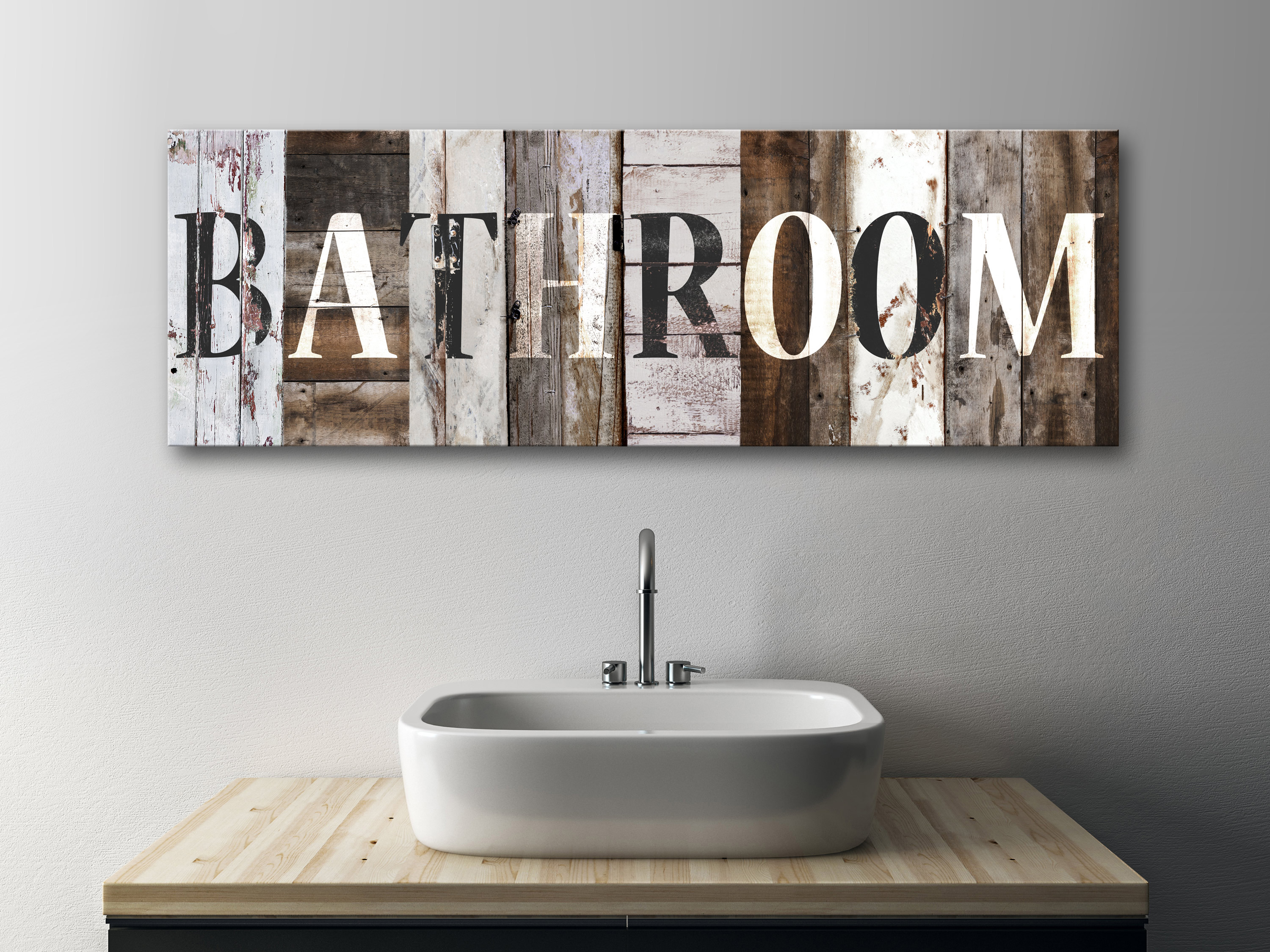 Bathroom wall art canvas image to u