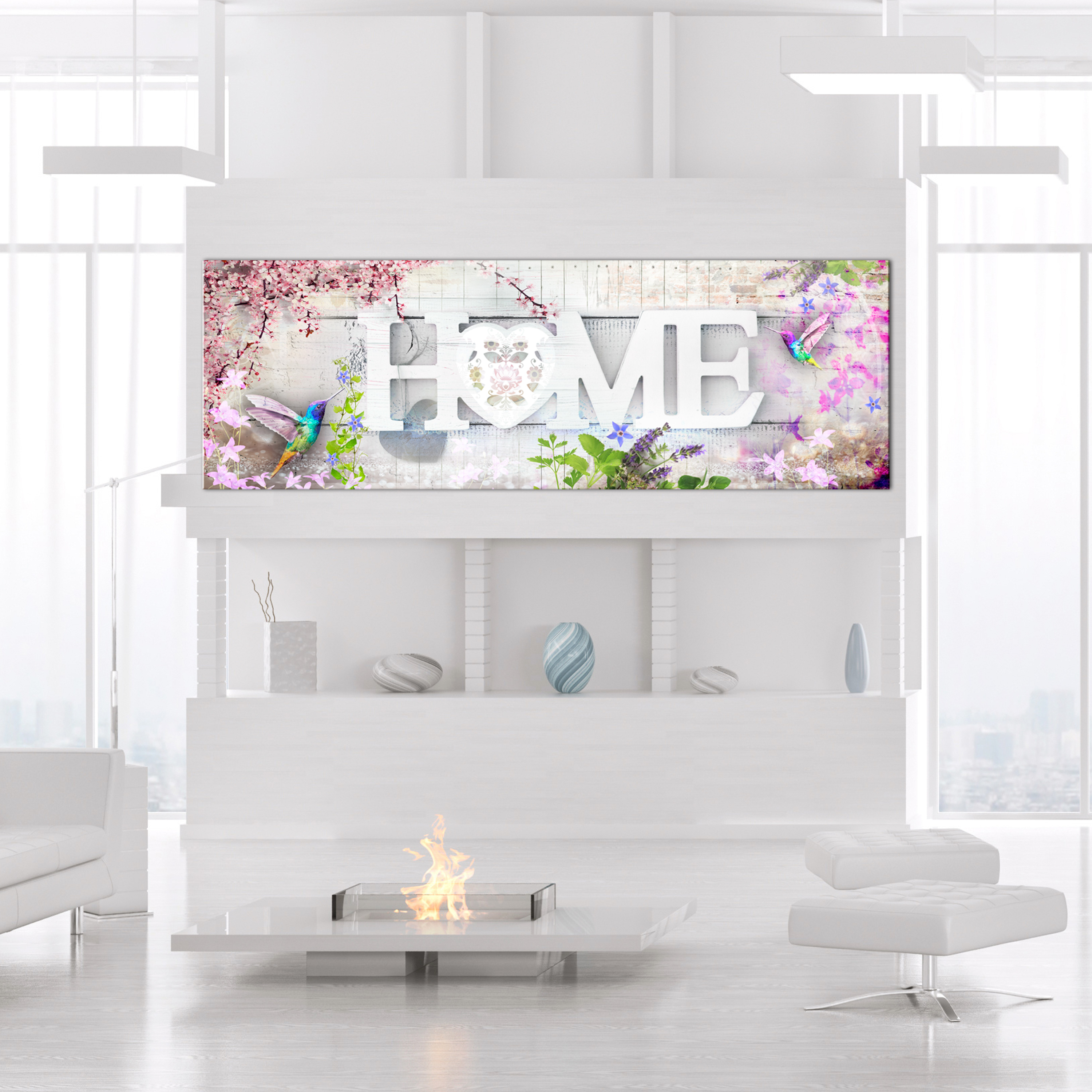 Frisch Bilder Wohnzimmer Blumen Wandbilder xxl Blumen Home Herz Kolibri Leinwand Bilder