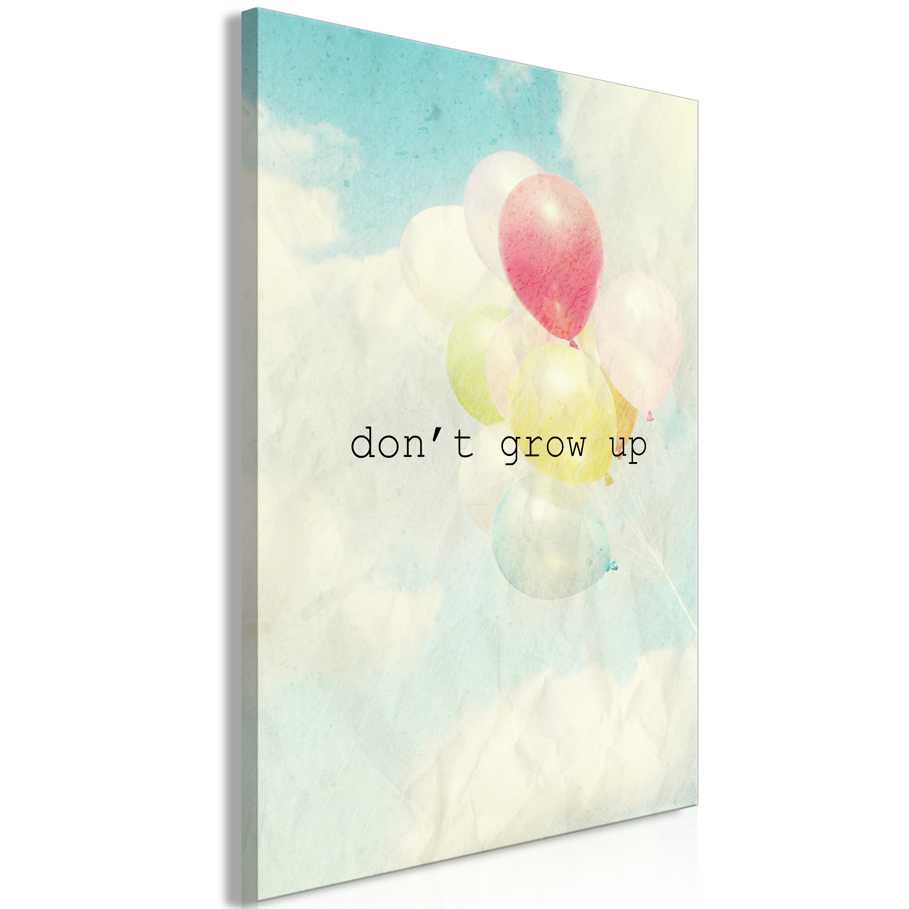 Canvas Print - Don't Grow Up (1 Part) Vertical - 60x90