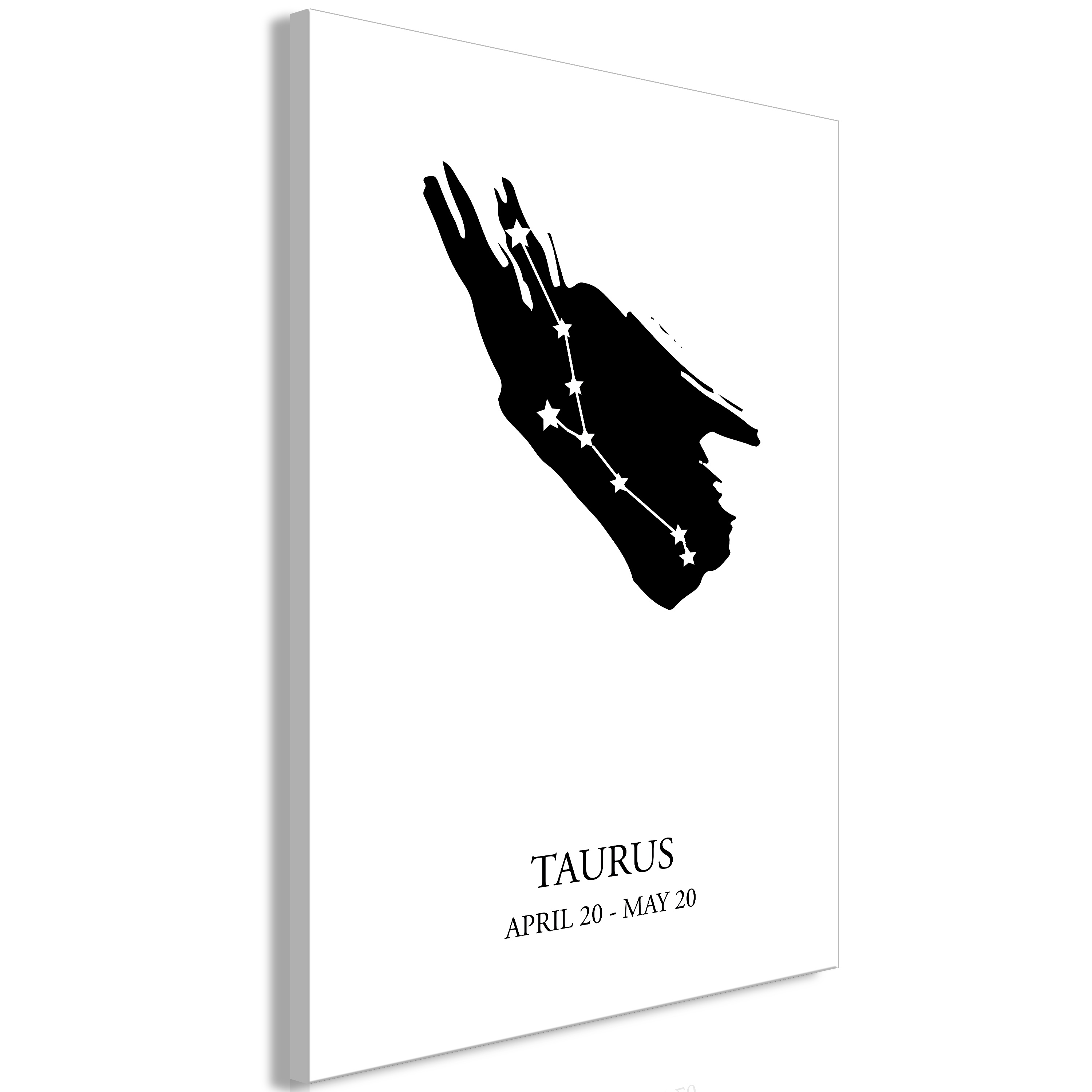 Canvas Print - Zodiac Signs: Taurus (1 Part) Vertical - 40x60