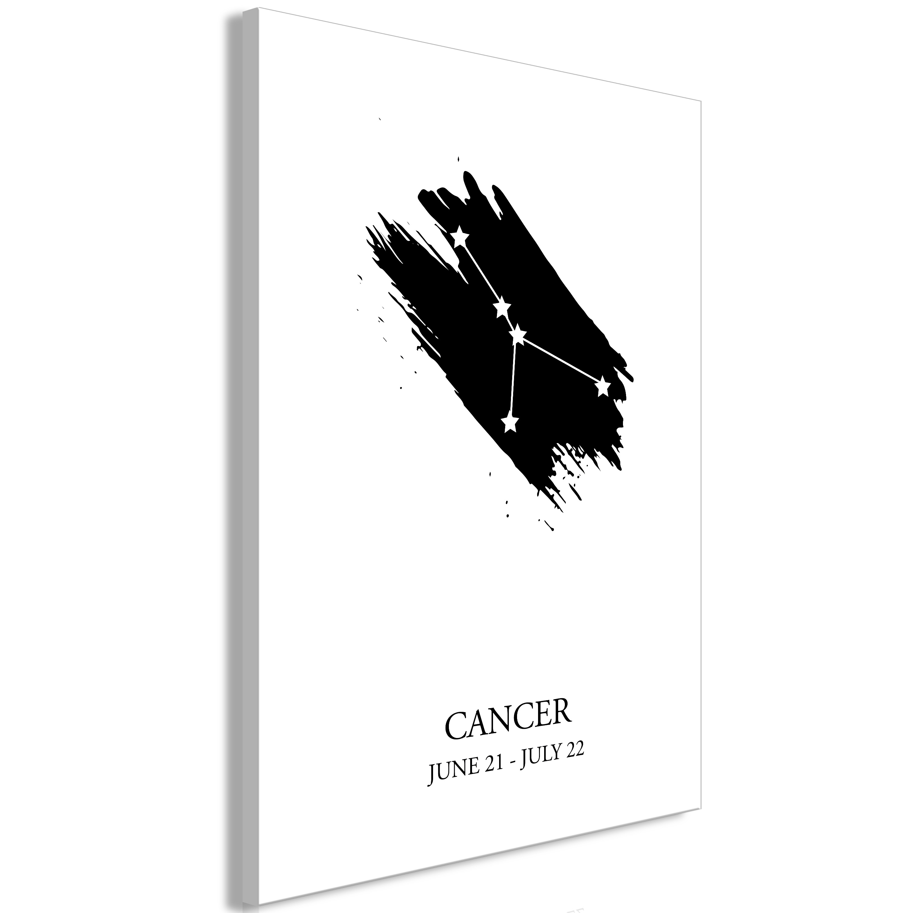 Canvas Print - Zodiac Signs: Cancer (1 Part) Vertical - 40x60