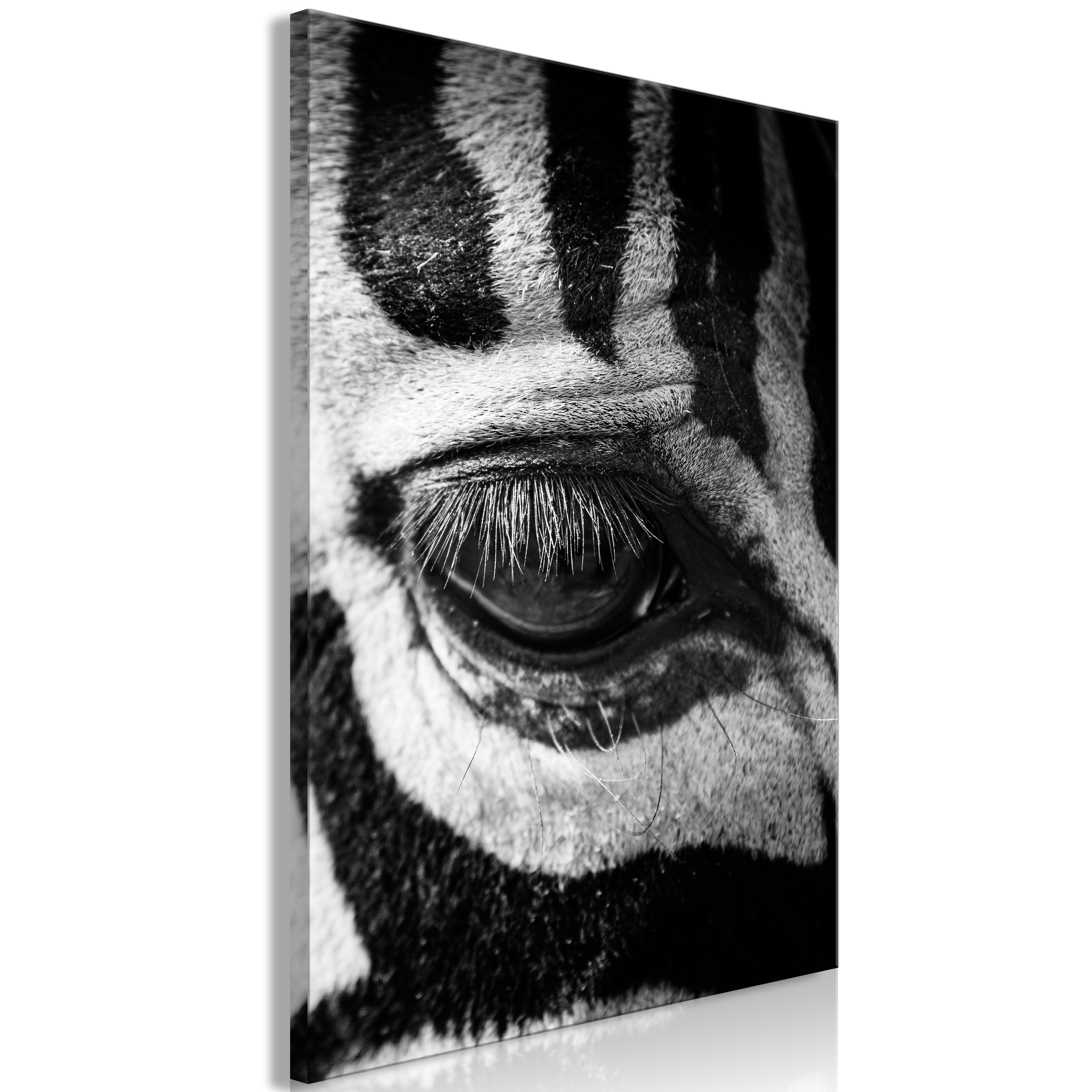 Canvas Print - Zebra Eye (1 Part) Vertical - 40x60