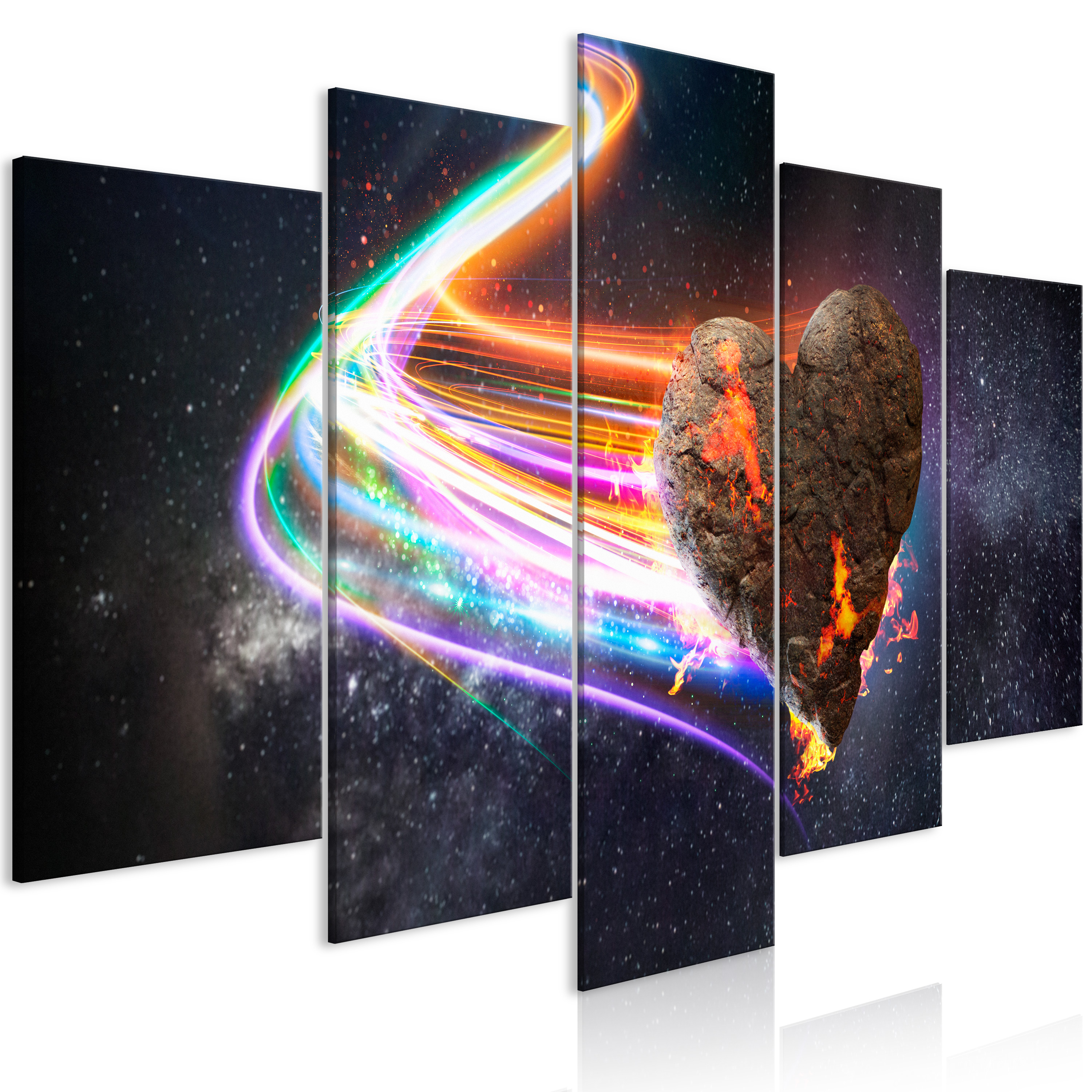 HEART GALAXY Non-woven Canvas Wall Art Image Photo Print n-A-1027-b-n