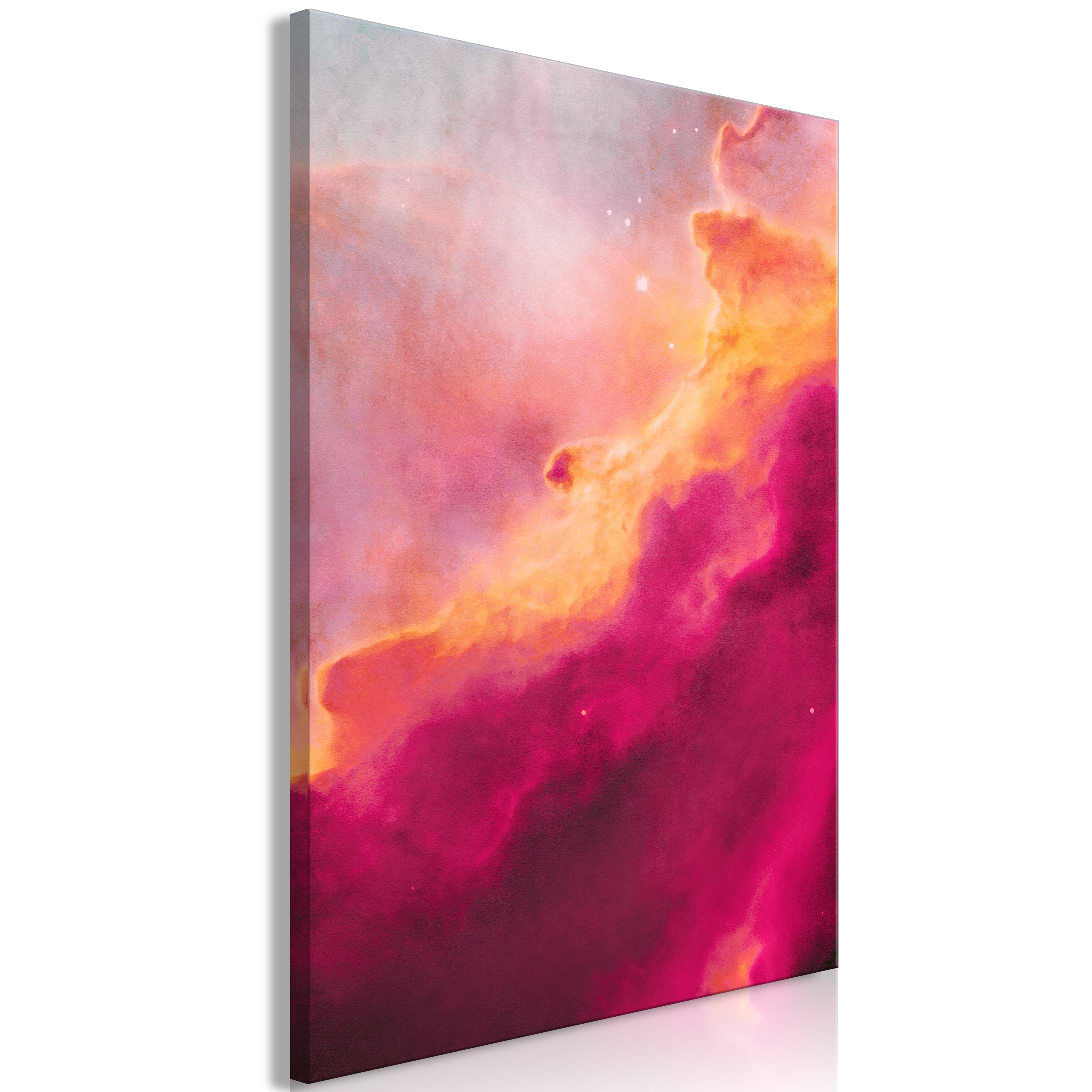 Canvas Print - Pink Nebula (1 Part) Vertical - 60x90