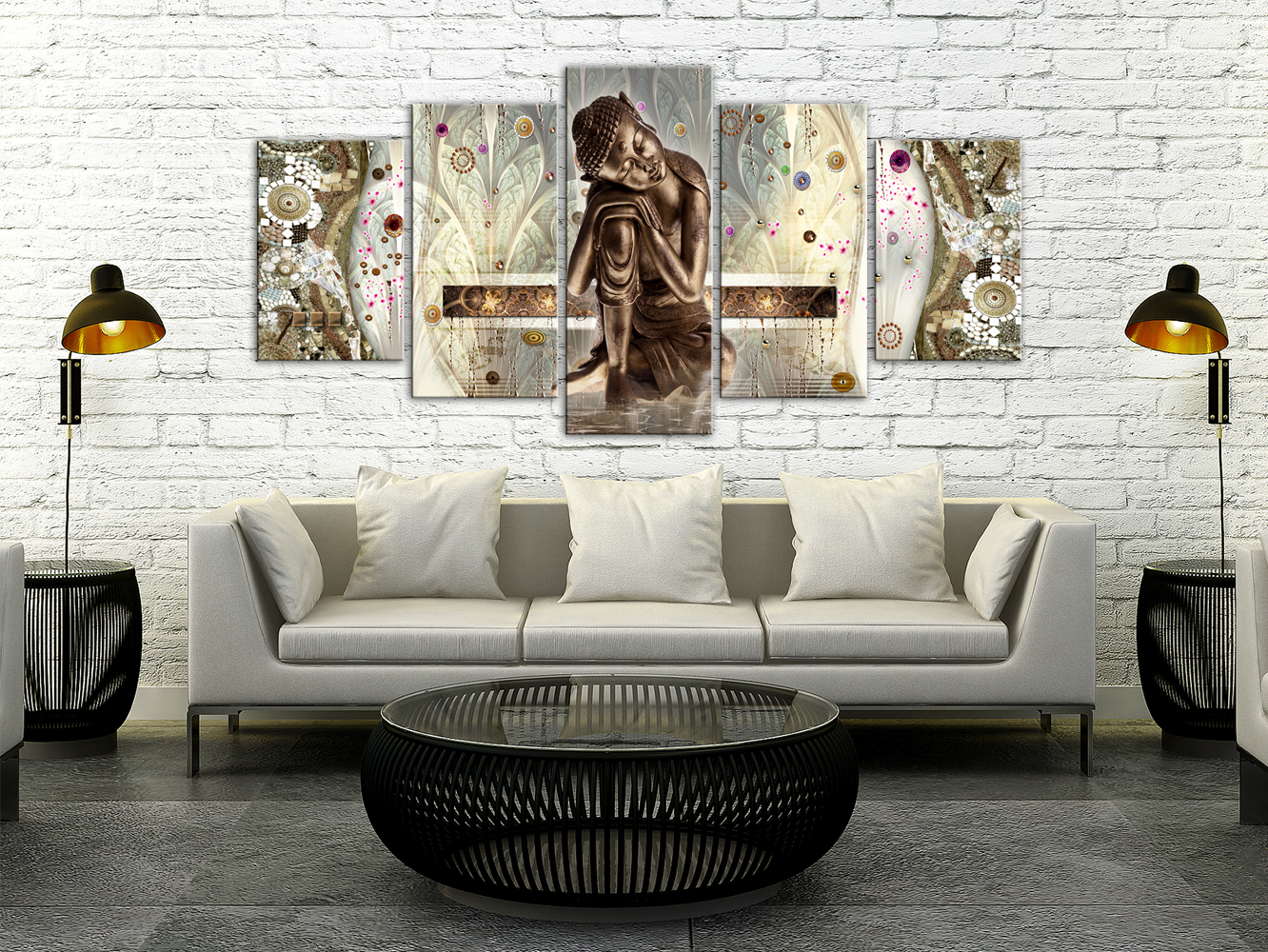 BUDDHA Canvas Print Framed Wall Art Picure Photo Image 030213-31 | eBay