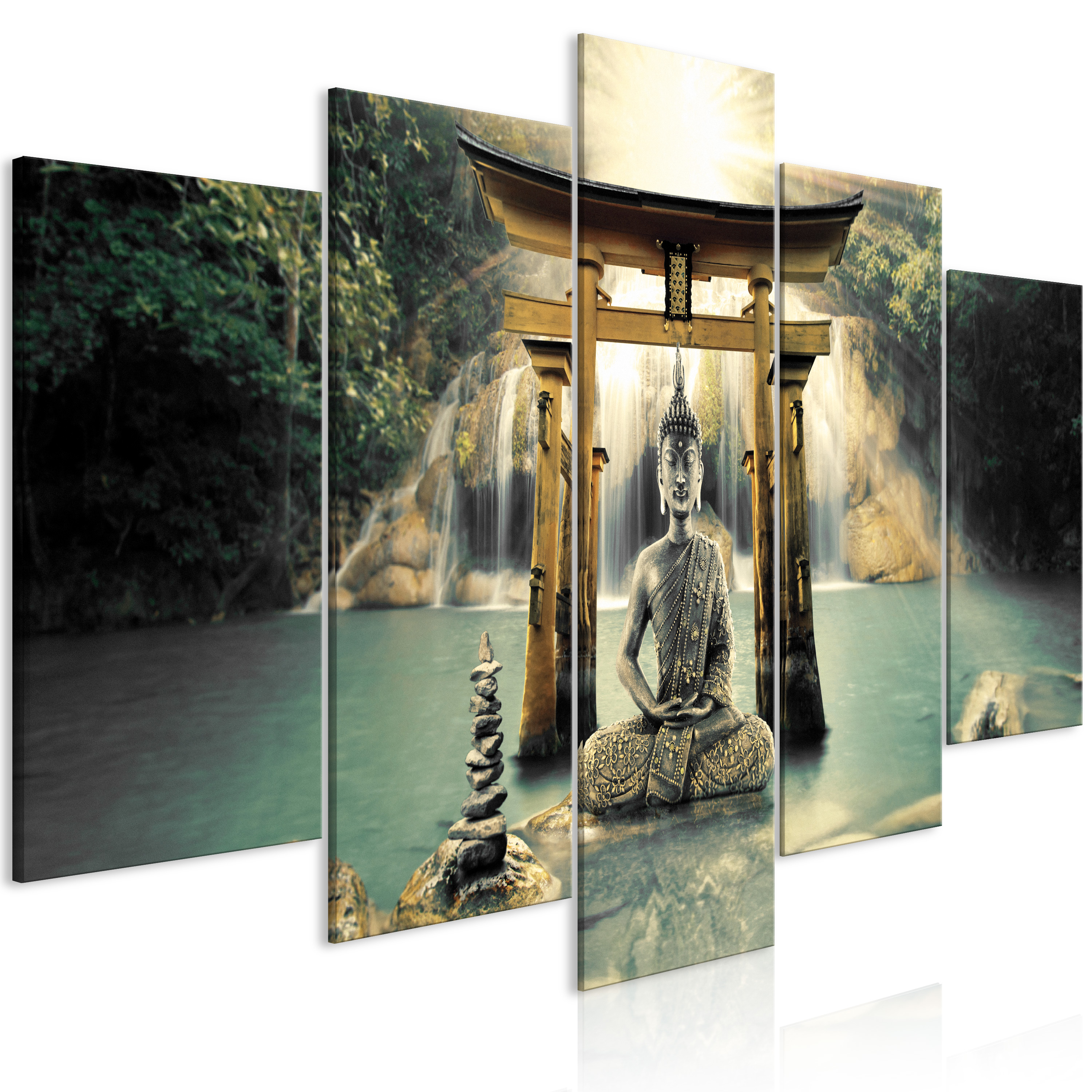 BUDDHA ZEN SPA Non-woven Canvas Wall Art Image Photo Print Decor h-A ...