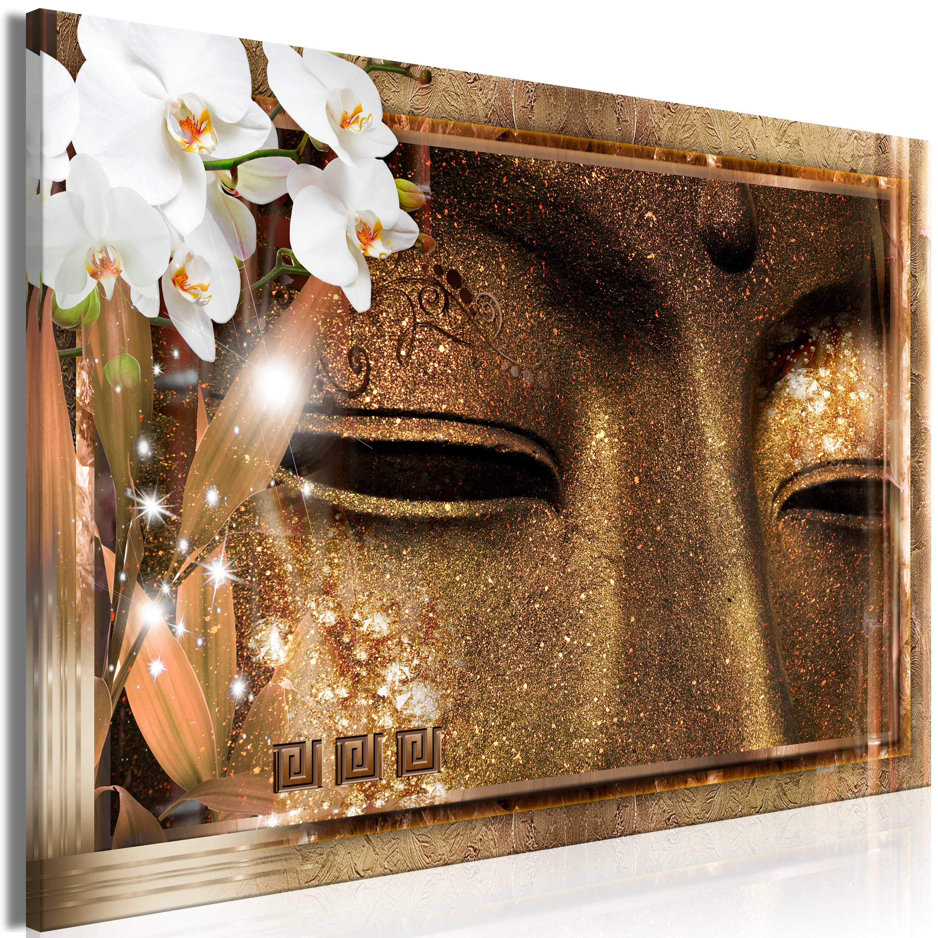 Canvas Print - Buddha's Eyes (1 Part) Wide - 90x60
