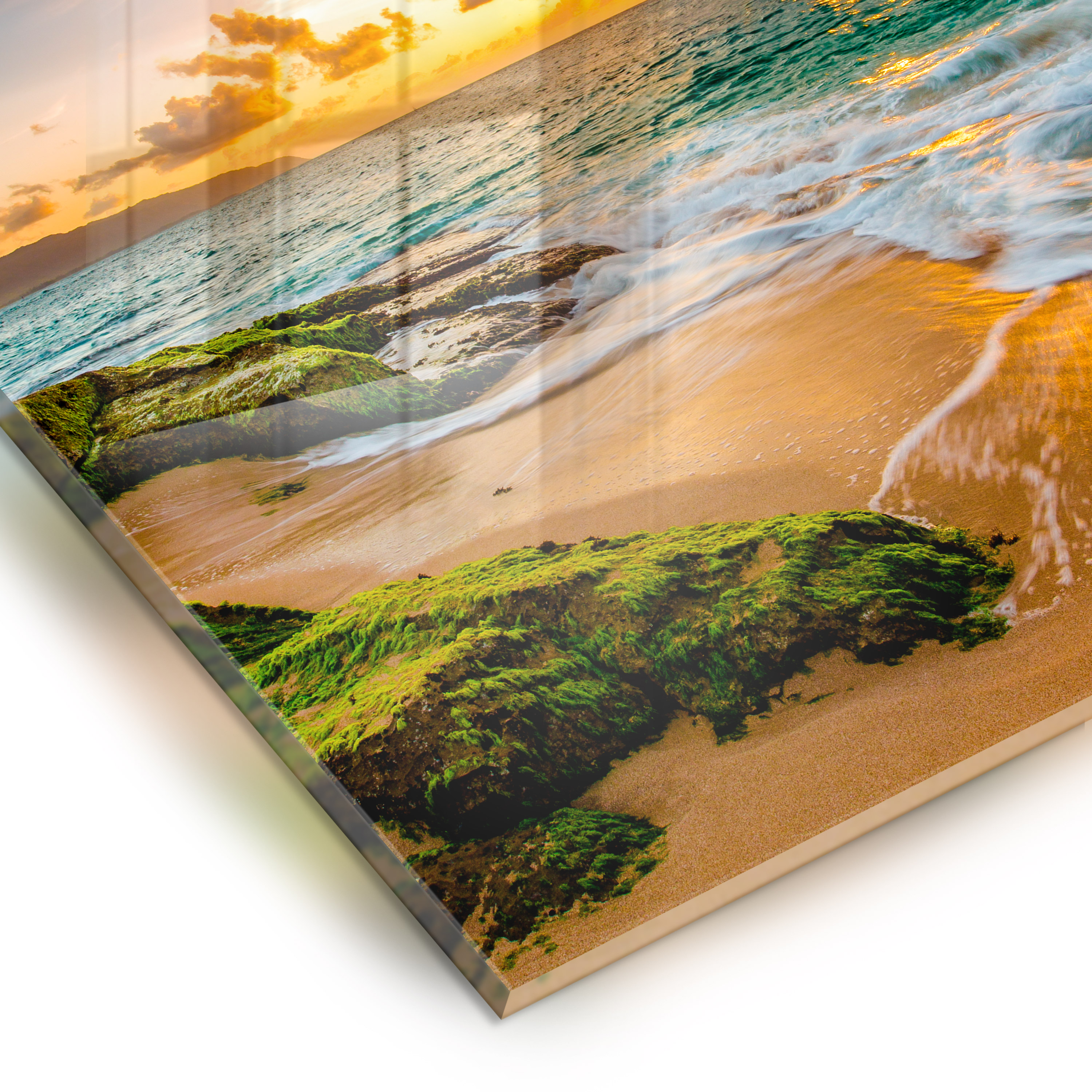 Backsplash for Kitchen Tempered Glass Splashbackt Deco Wall Panel cB