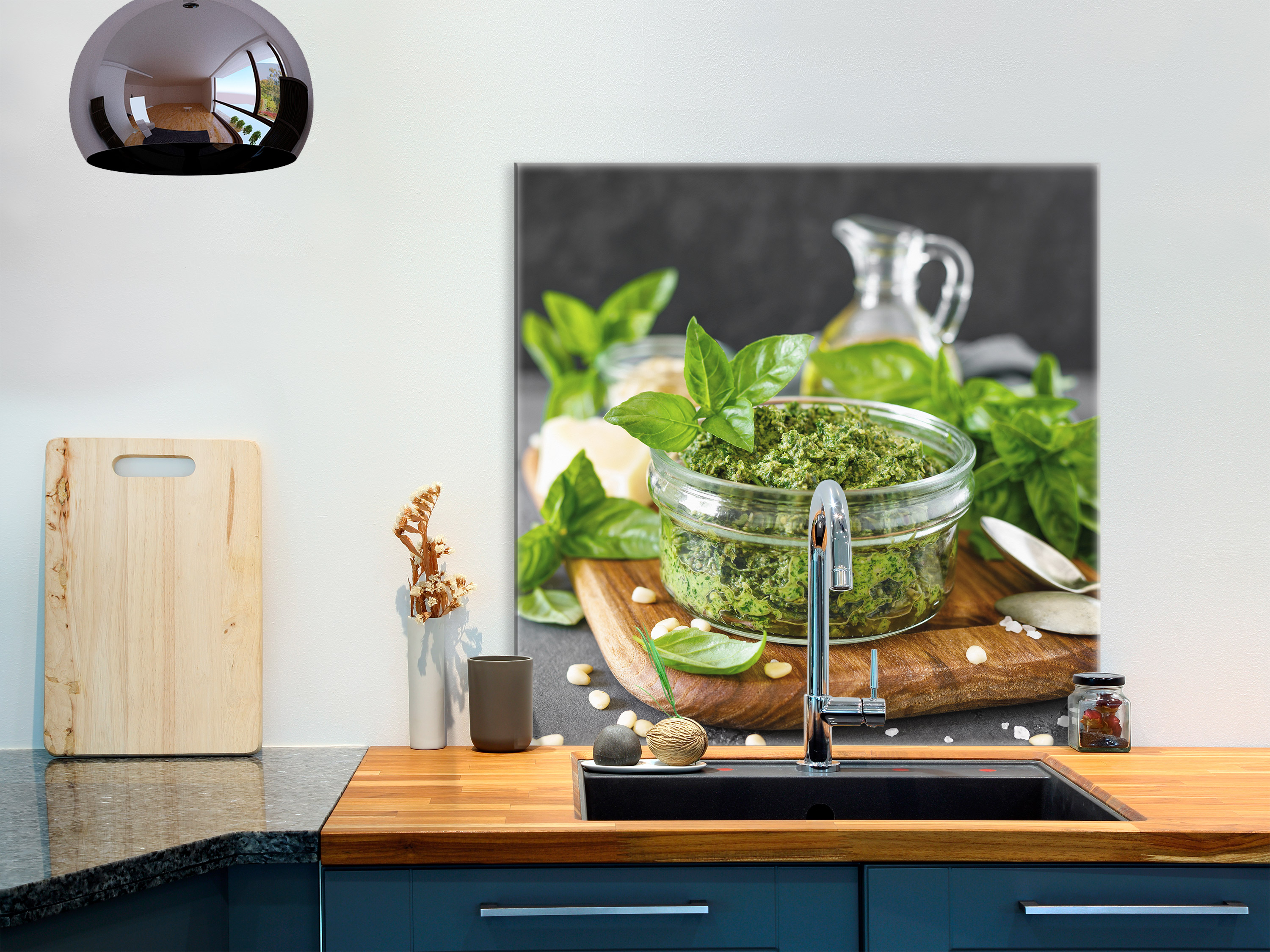 Backsplash for Kitchen Tempered Glass Splashbackt Deco Wall Panel jB