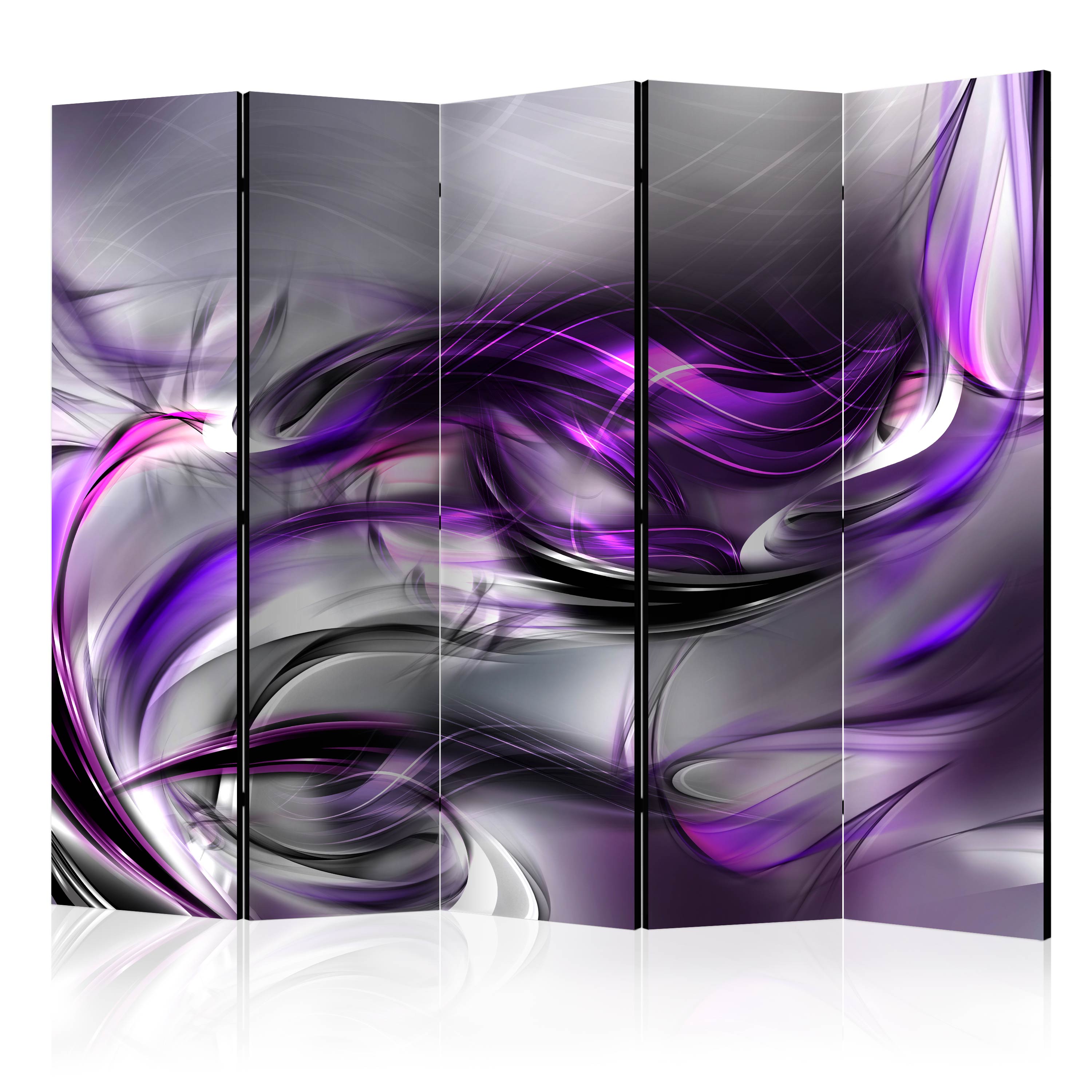 Room Divider - Purple Swirls II [Room Dividers] - 225x172