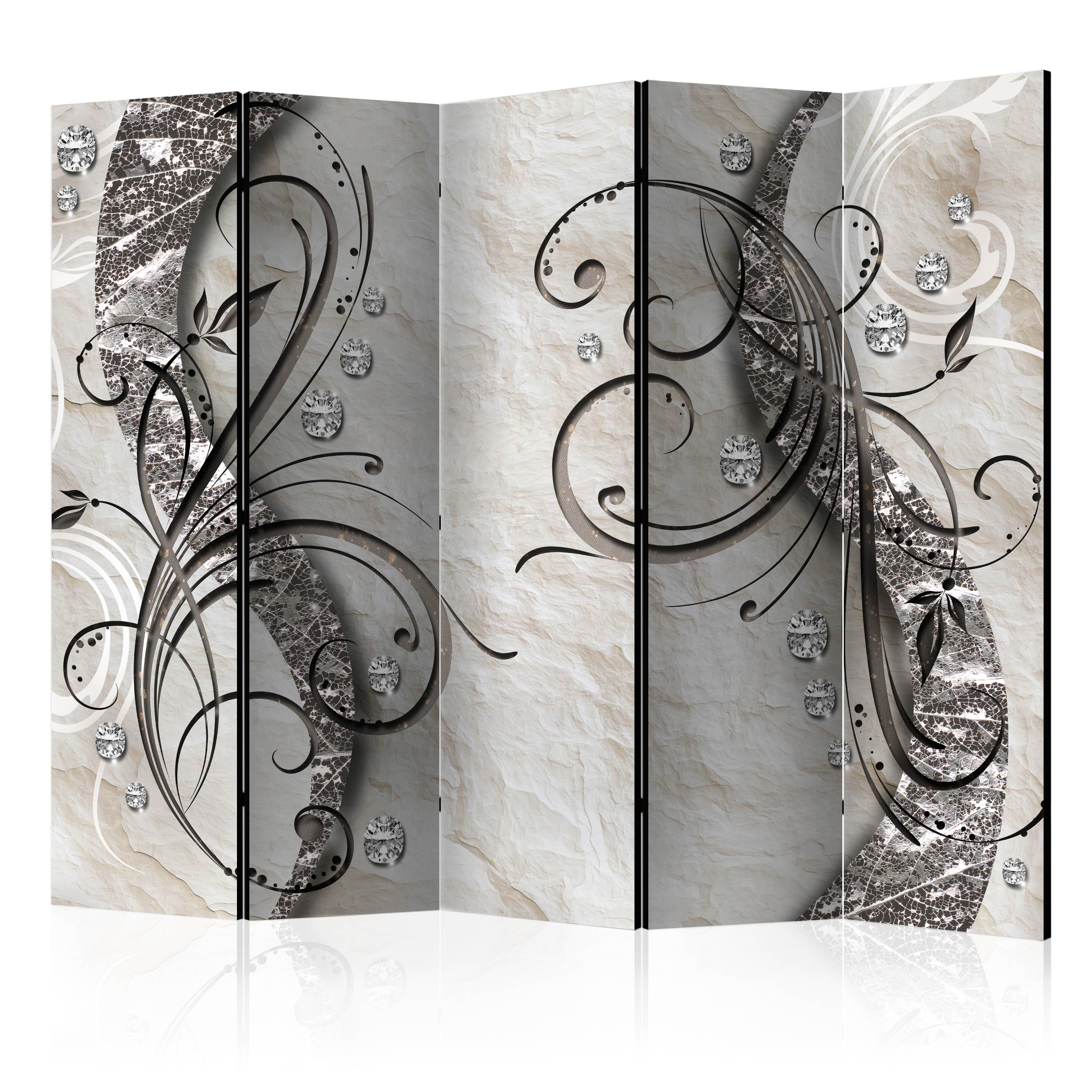 Paravento Parete Divisoria Interno Separatore Fiori 10 disegni b-A-0089-z-c