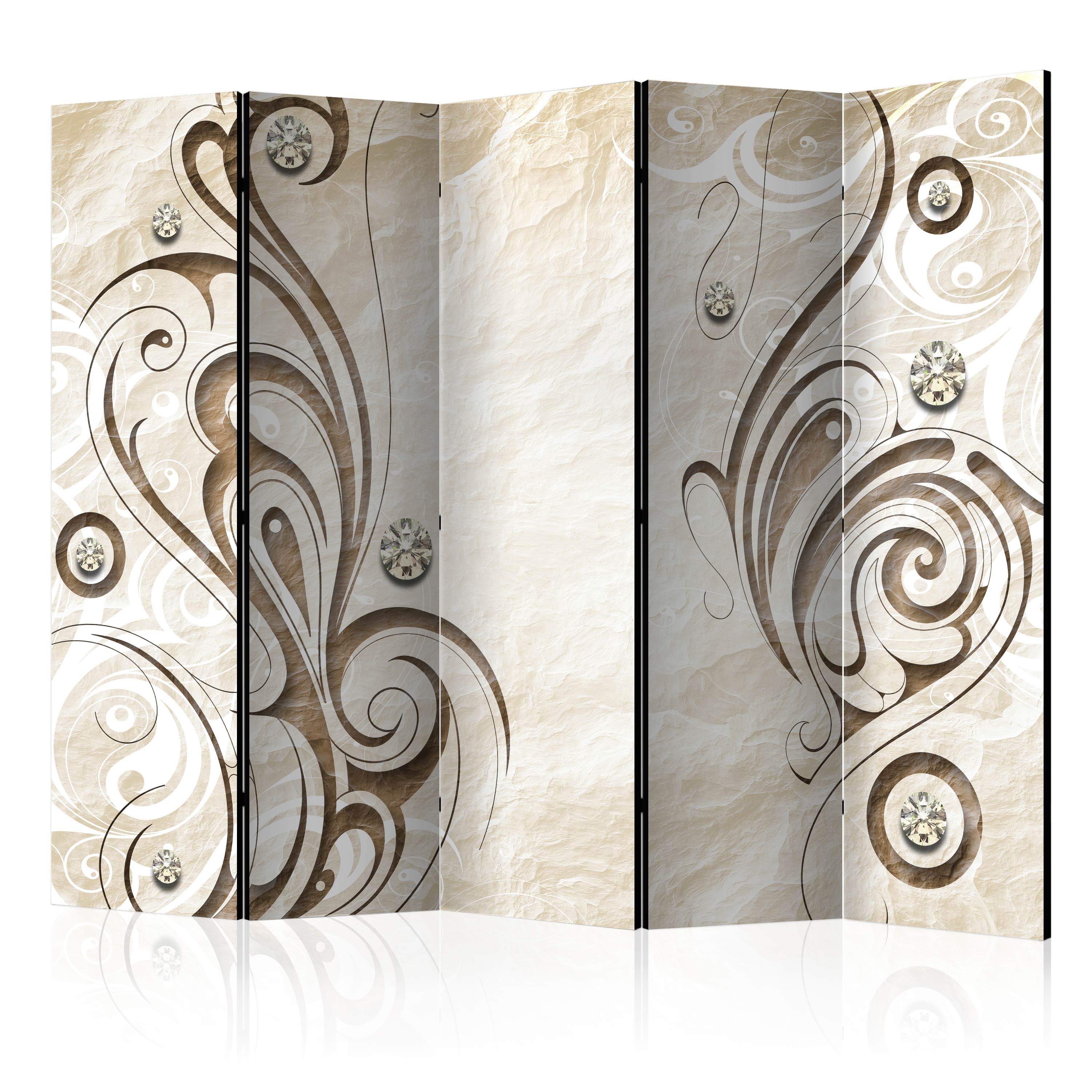 Room Divider - Stone Butterfly II [Room Dividers] - 225x172